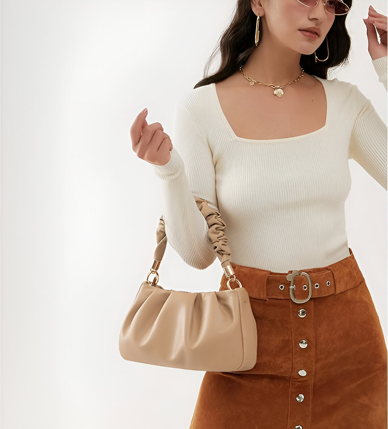 Monroe Cloud Pouch Bag