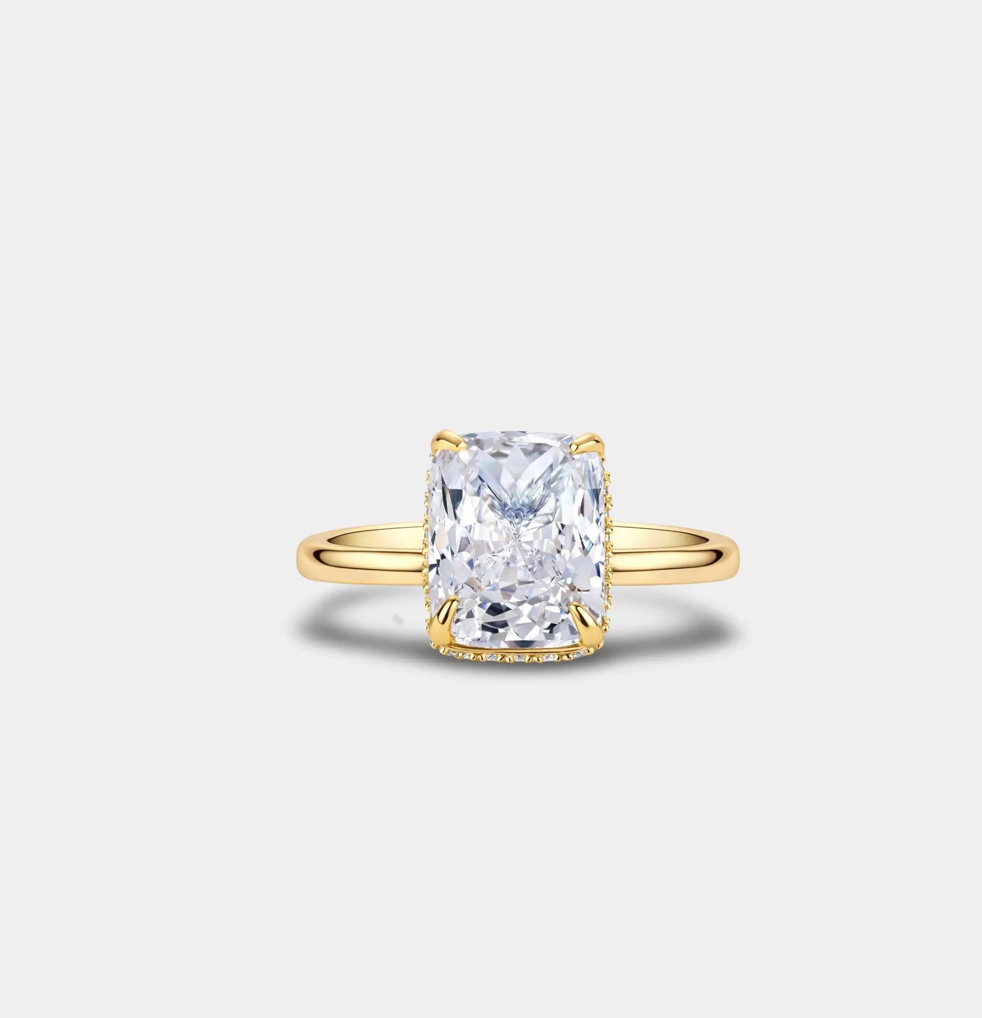 14K Gold-Plated CZ Promise Ring