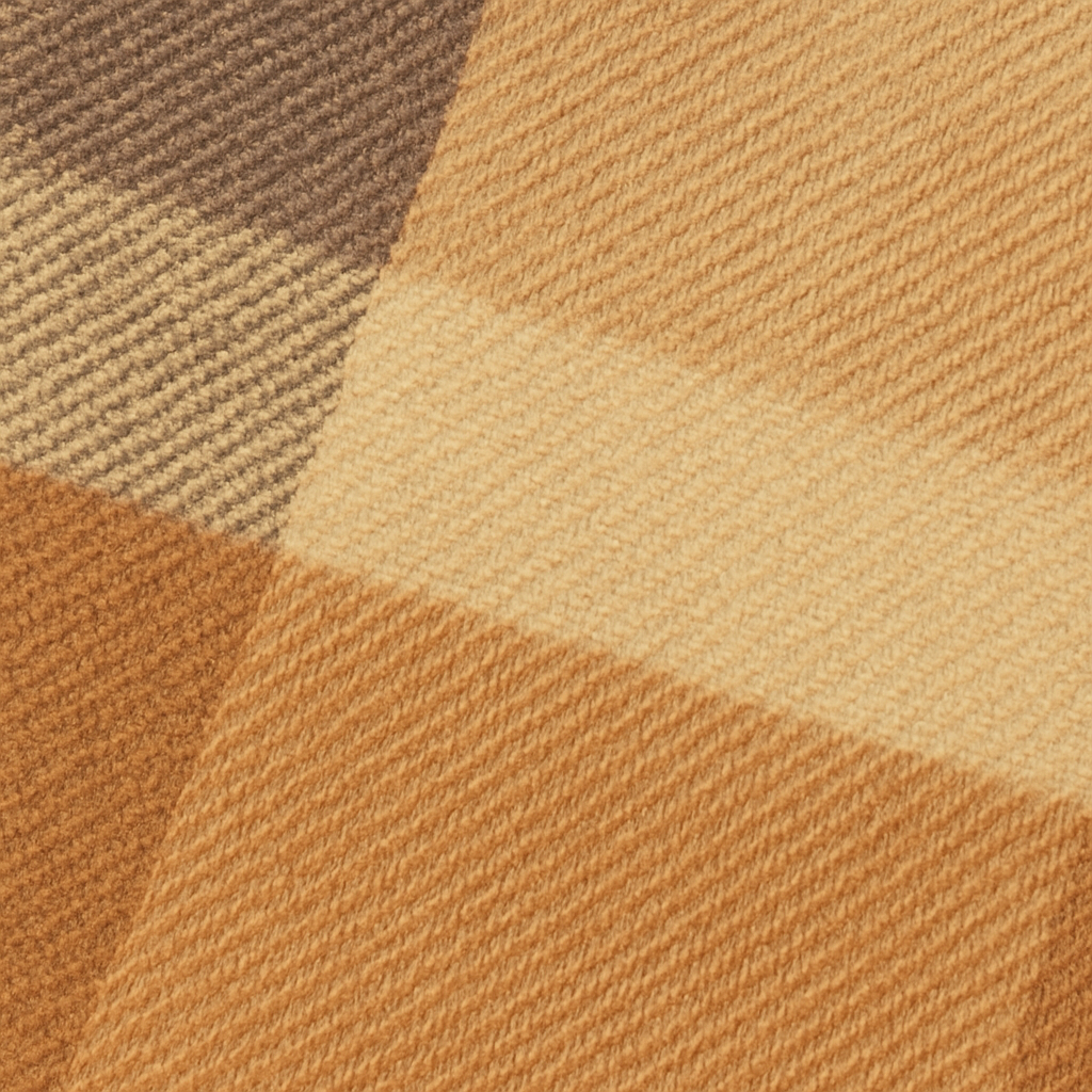 Brown Plaid Winter Scarf