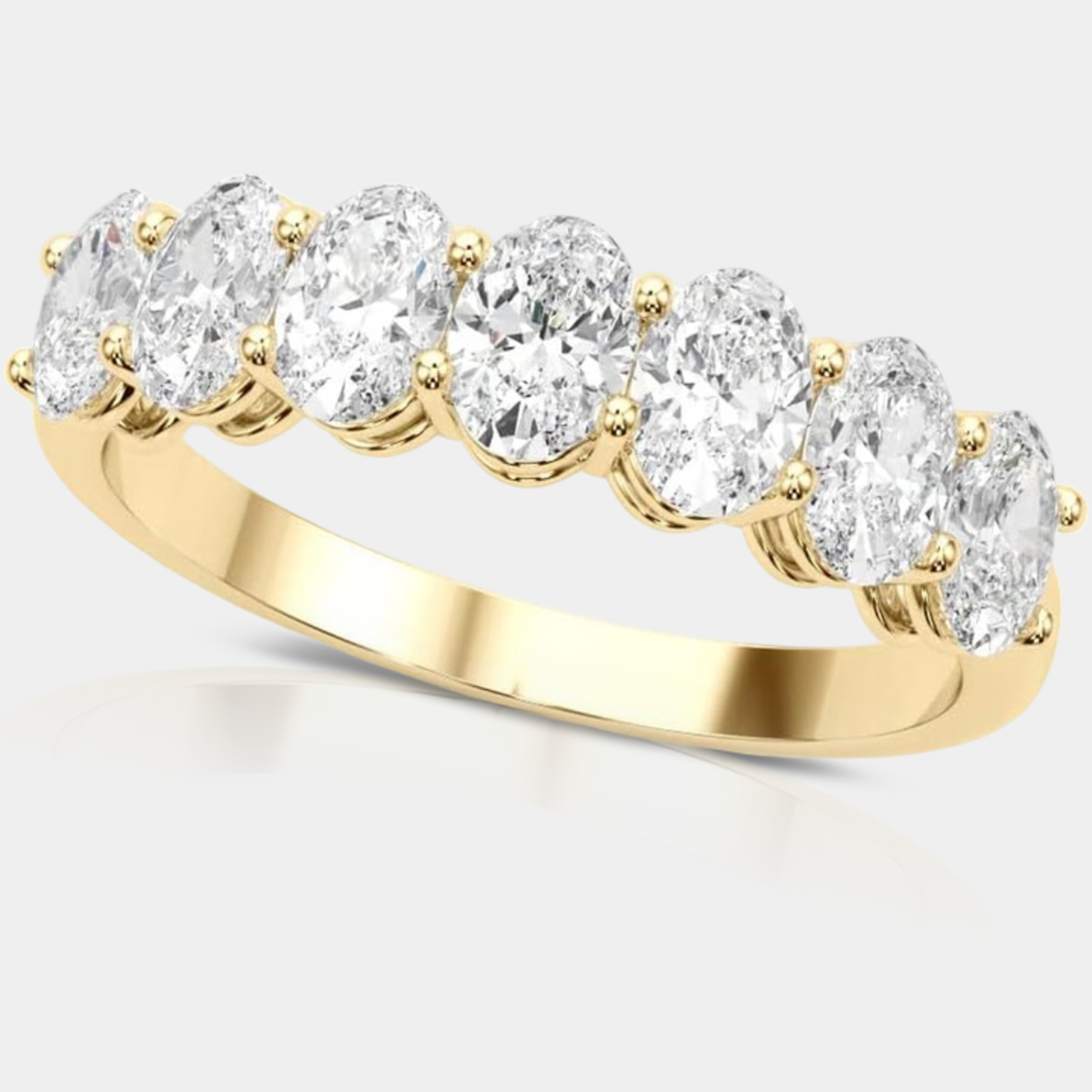 Diamond Seven Stone Anniversary Band