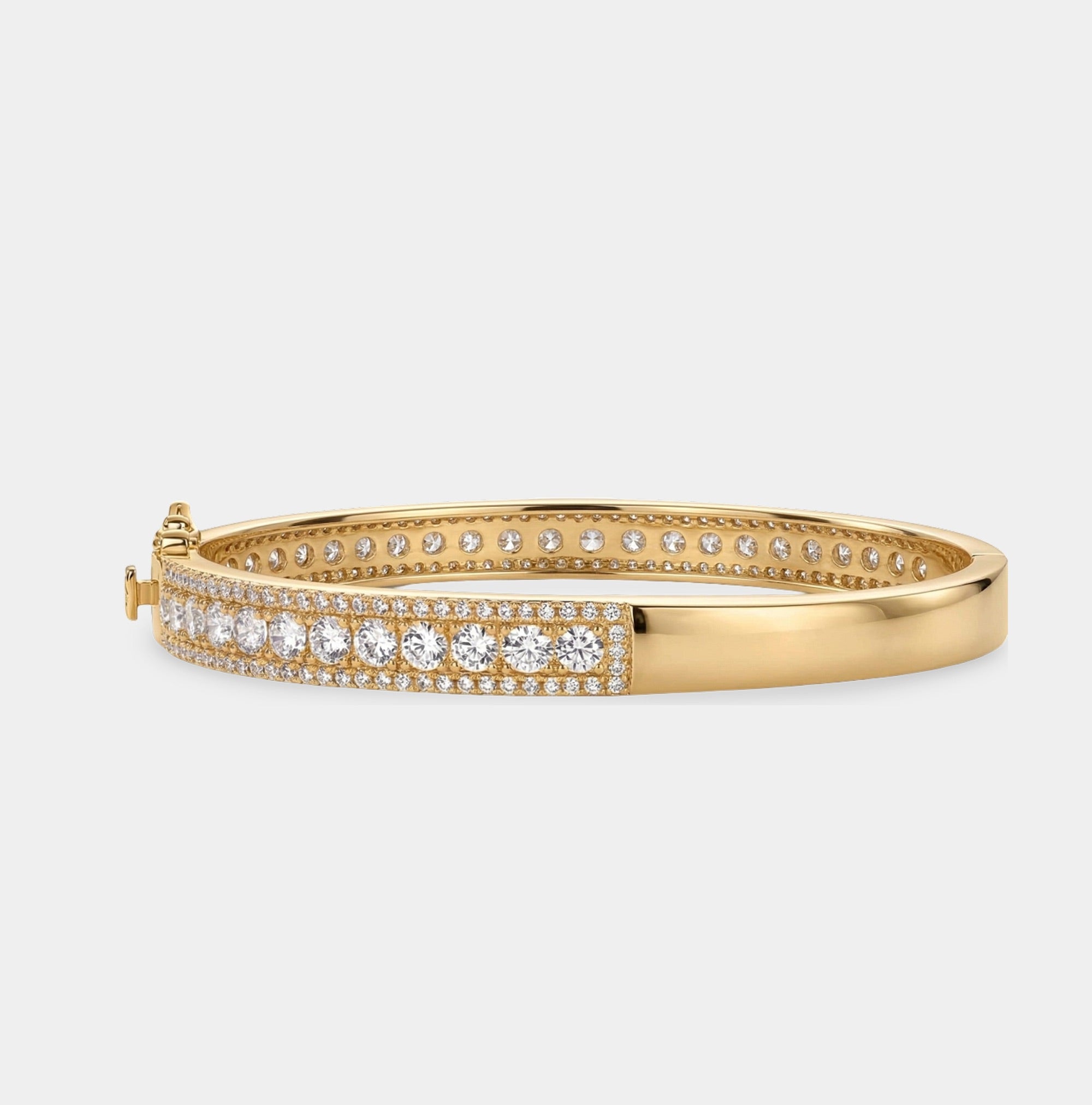 14K Gold Lumière Élégance Love Bracelet