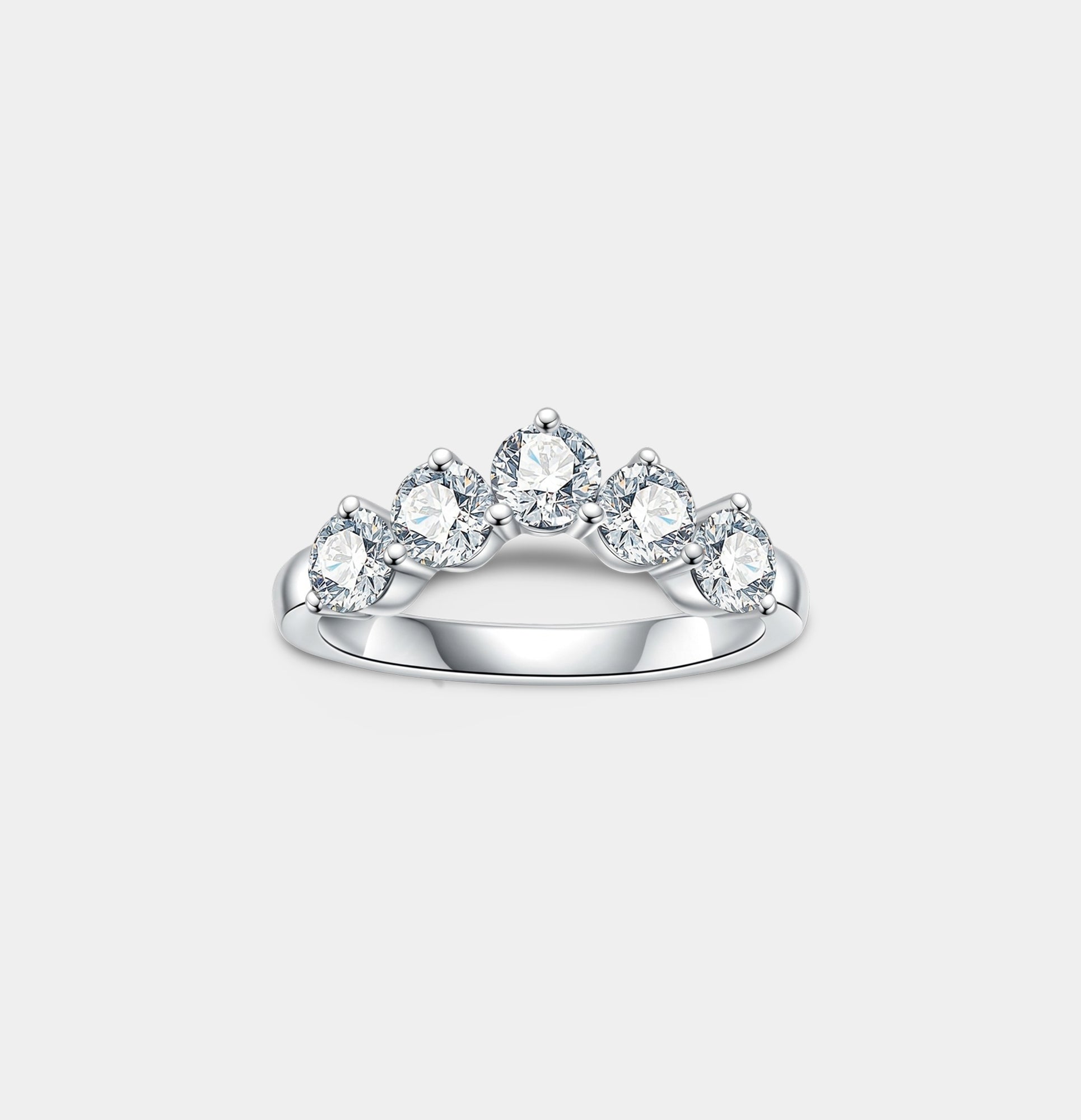 Eternal Radiance Moissanite Eternity Band