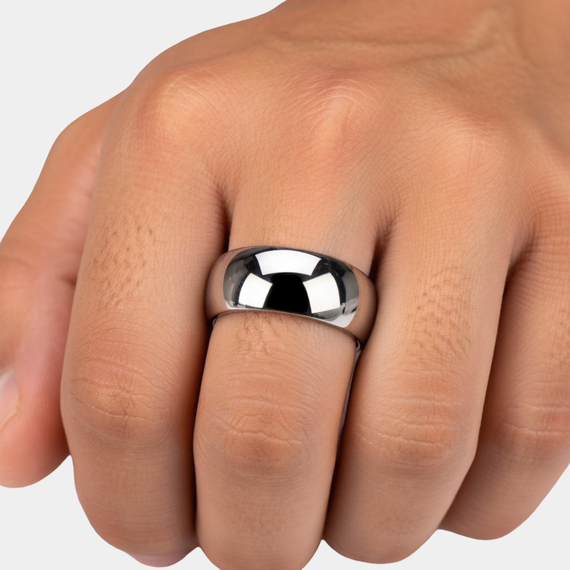 Sterling Silver Classic Shine Wedding Band
