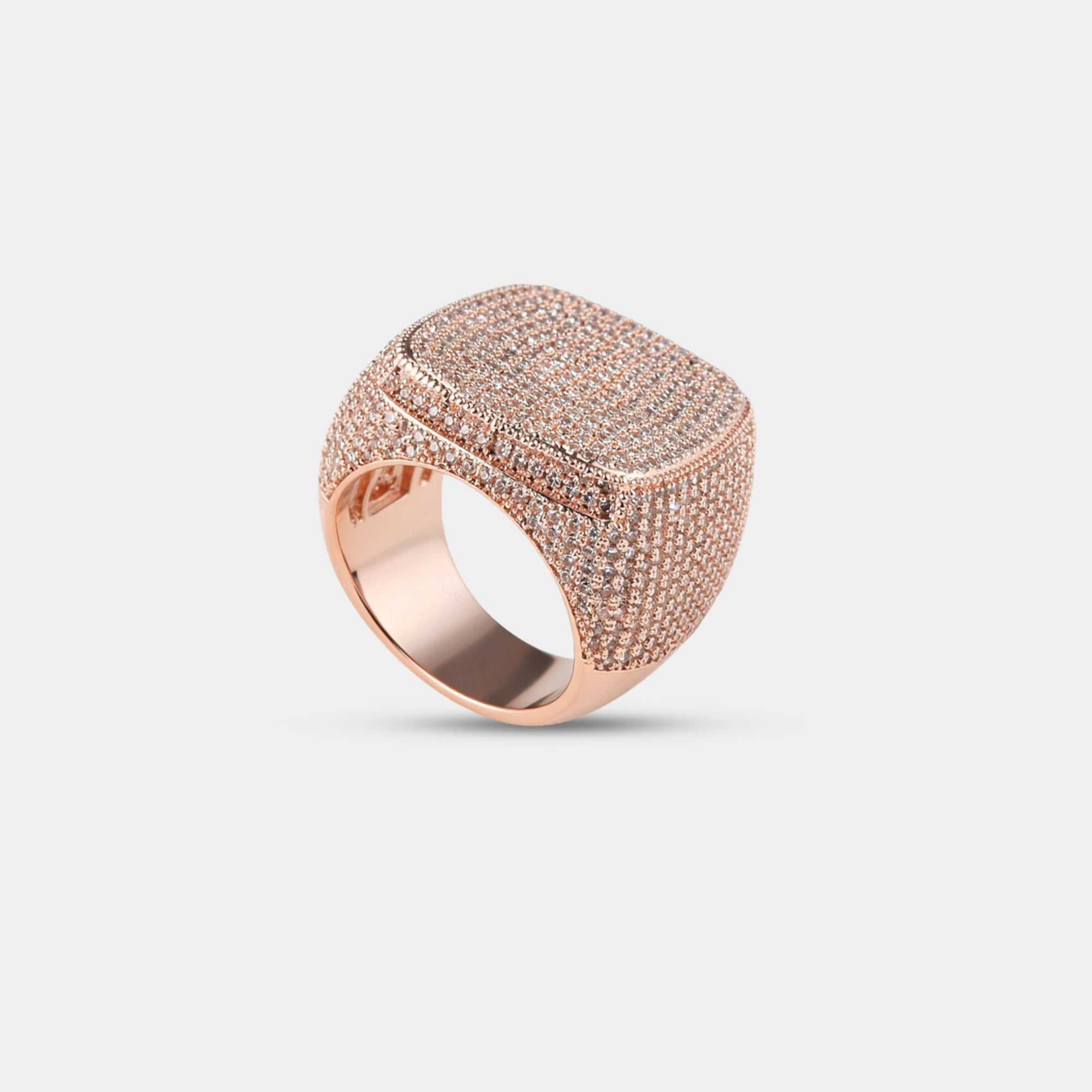 18K Gold Plated Hip Hop Bling Urban Iced Ring