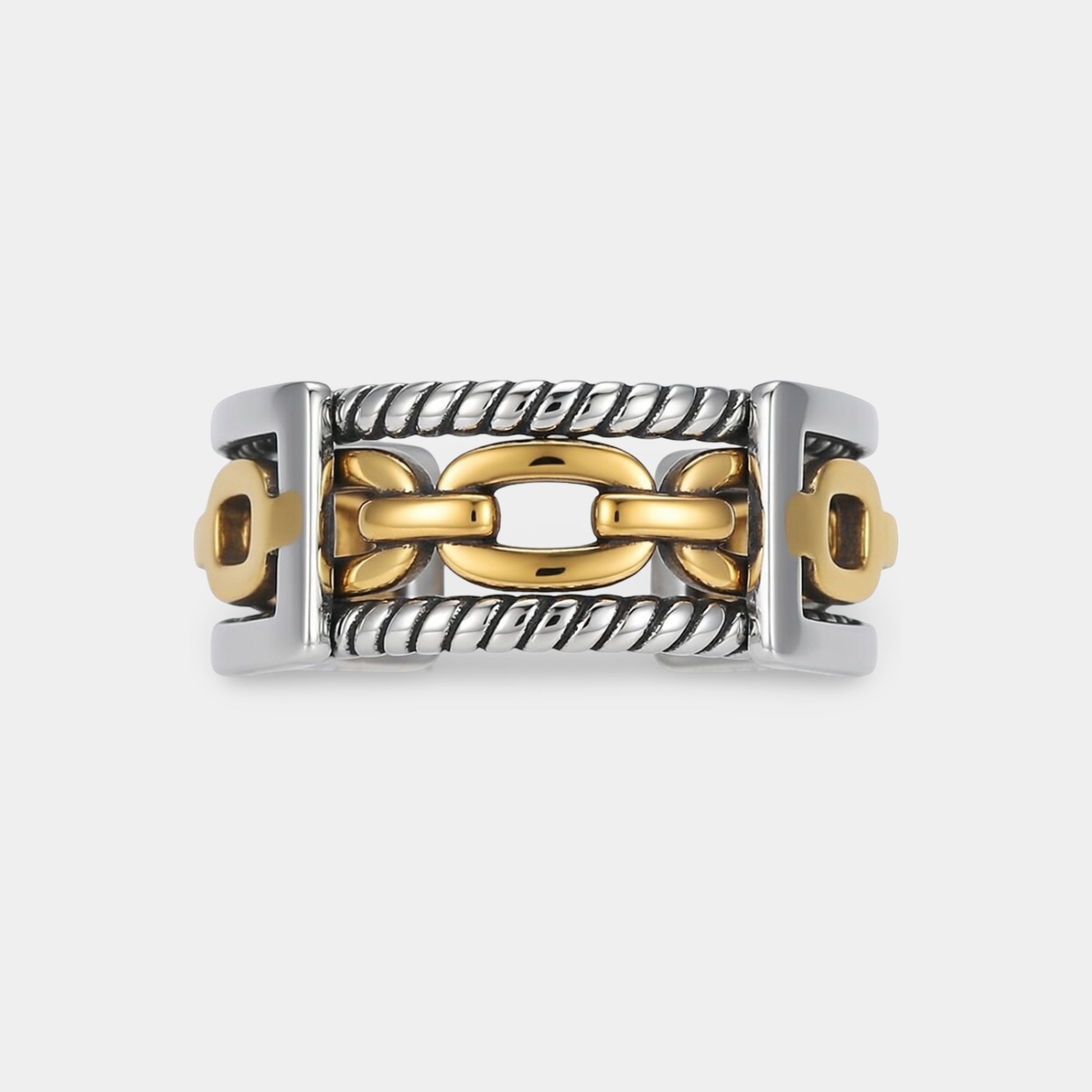 Silver Adjustable Vintage Lock Charm Ring | Antique Style | Symbolic – MH ELEGANCE