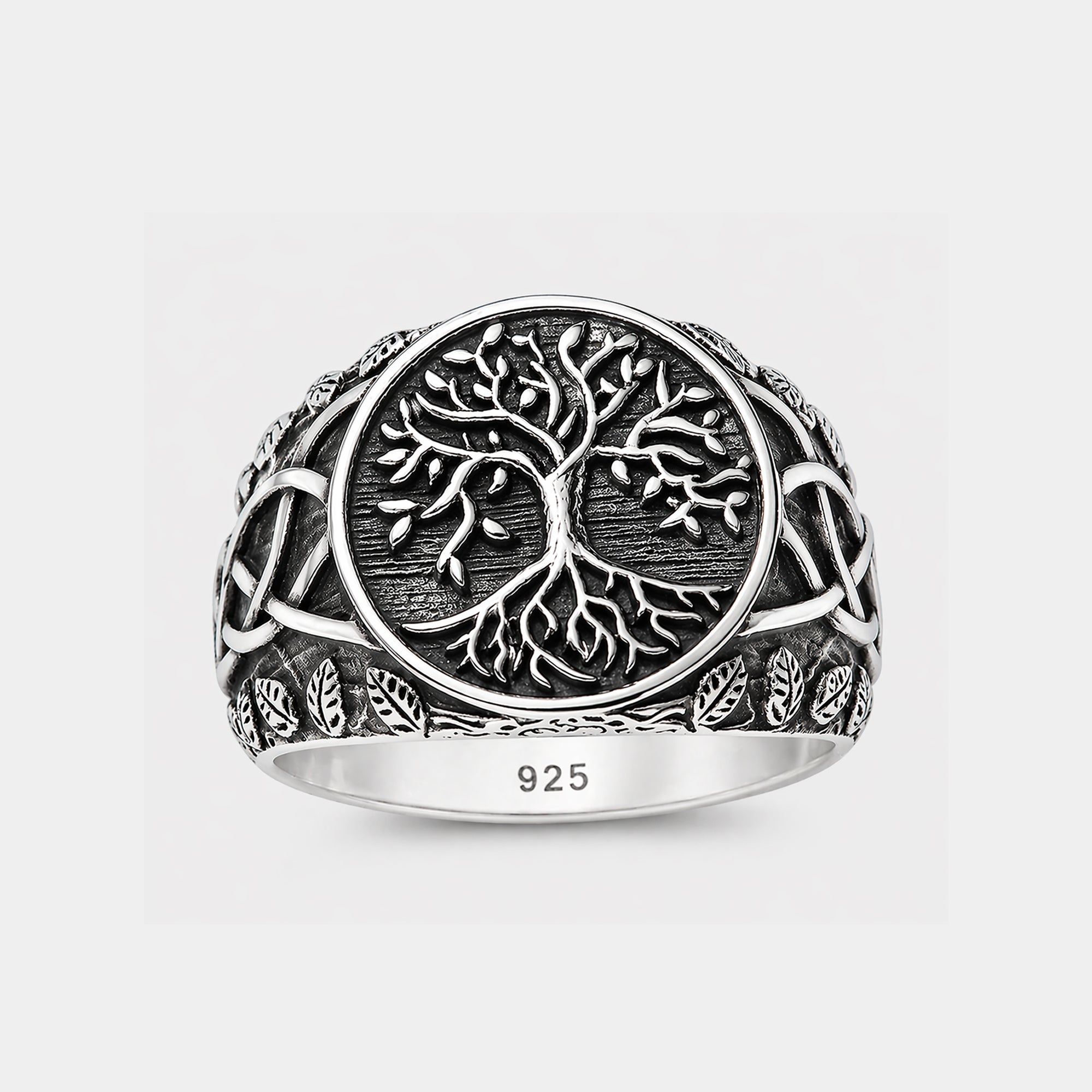Sterling Silver Tree of Life Unisex Ring