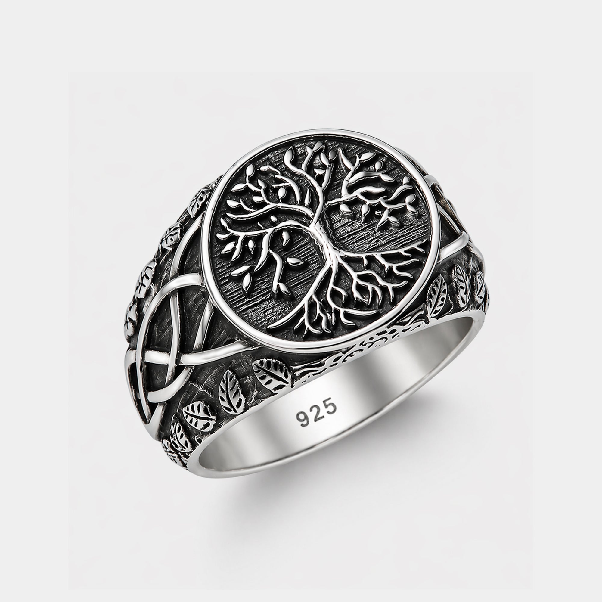 Bague unisexe Arbre de Vie en argent sterling | Bijoux spirituels significatifs | Nature – MH ELEGANCE