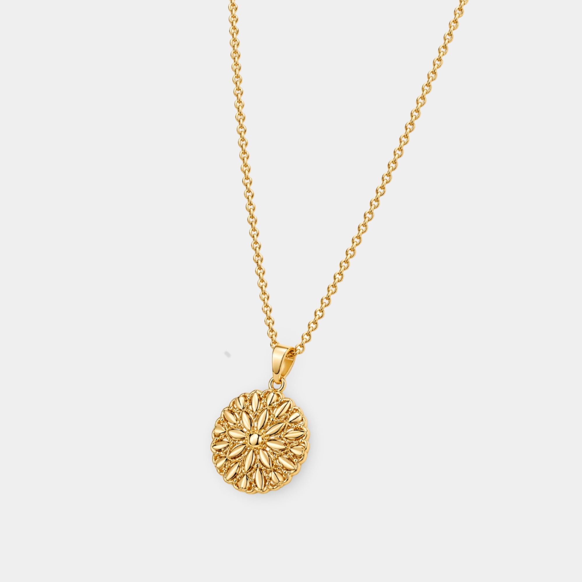 Transformation love necklace gold plating sparkle