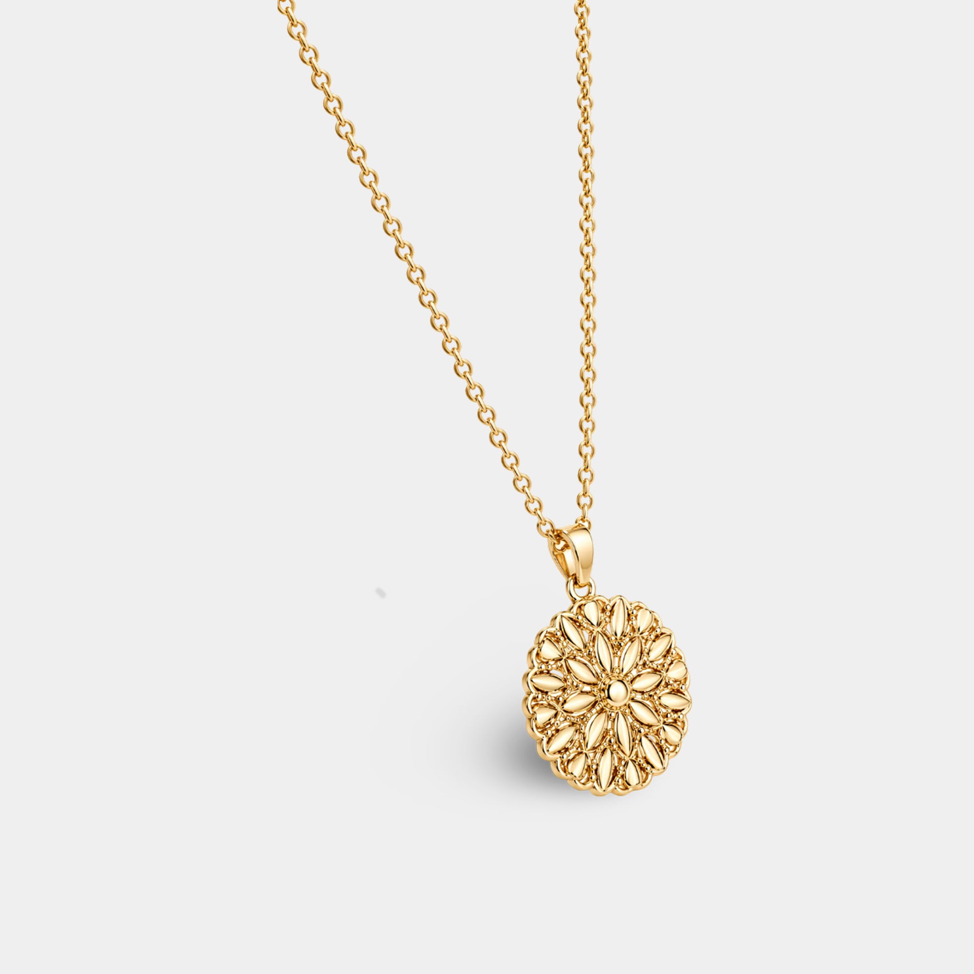 14K Gold Plated Butterfly Heart Pendant Necklace