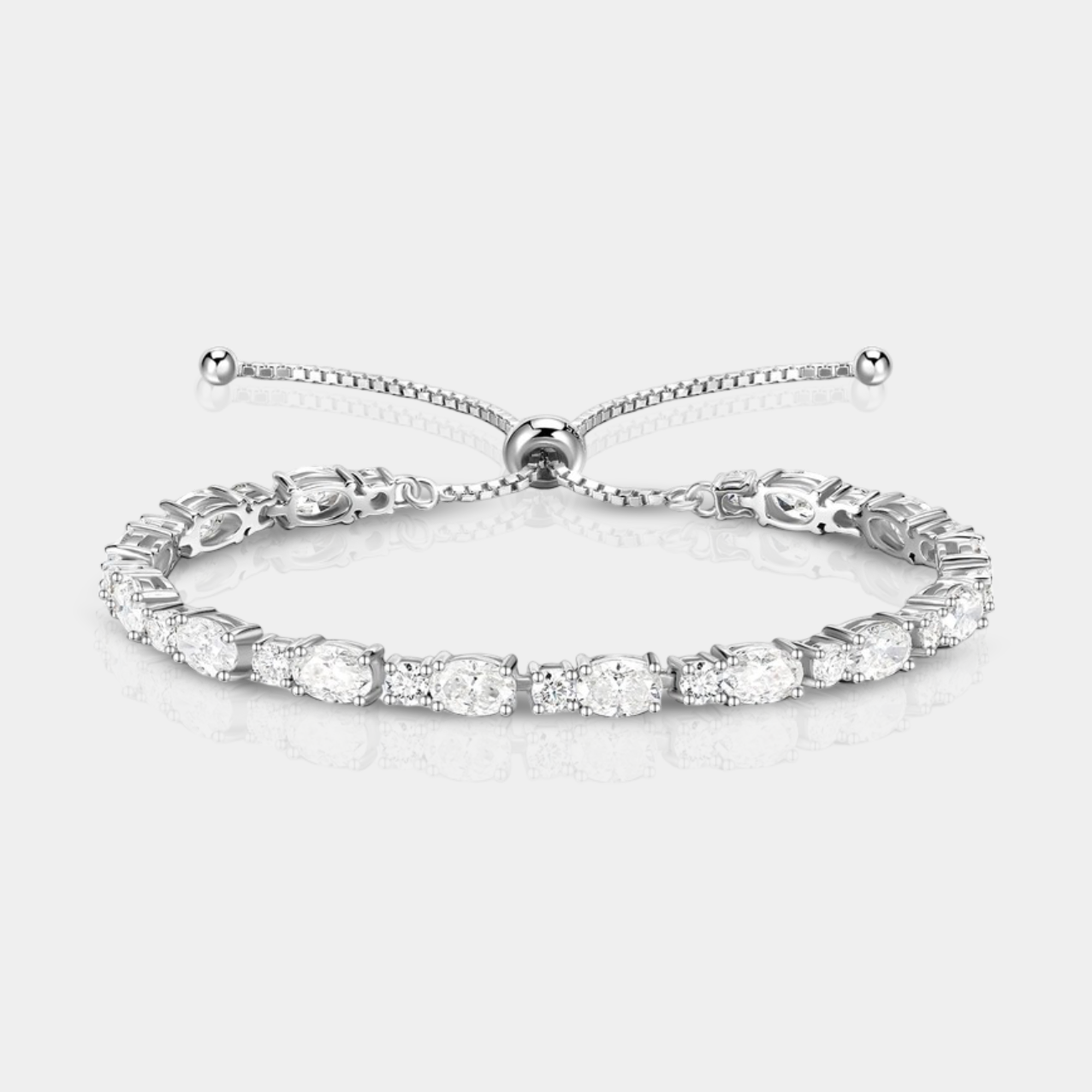 Moissanite Bolo Tennis Bracelet