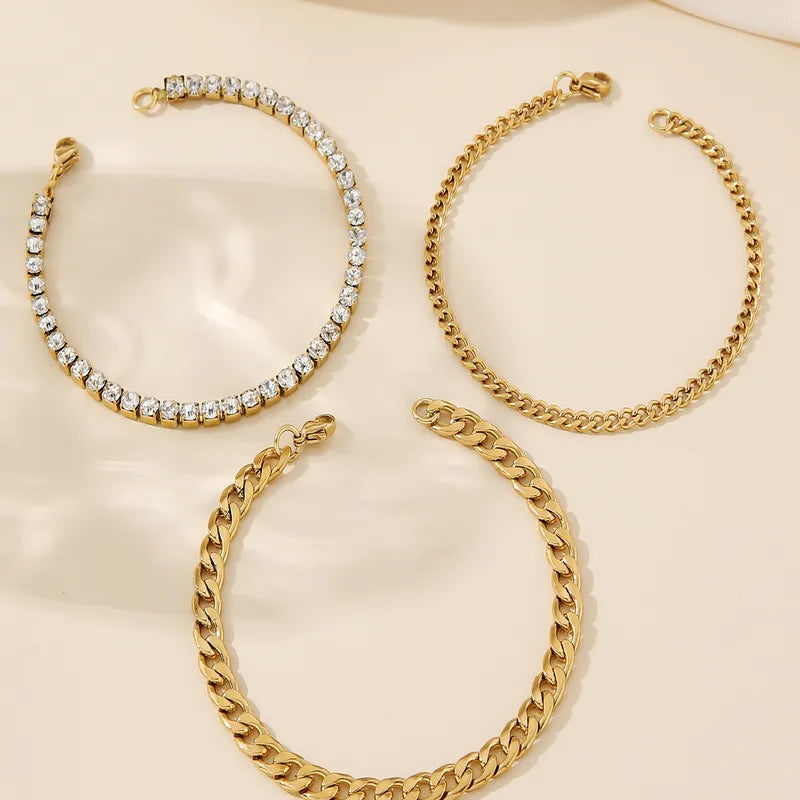 Trinity Chic 3-Piece Bracelet