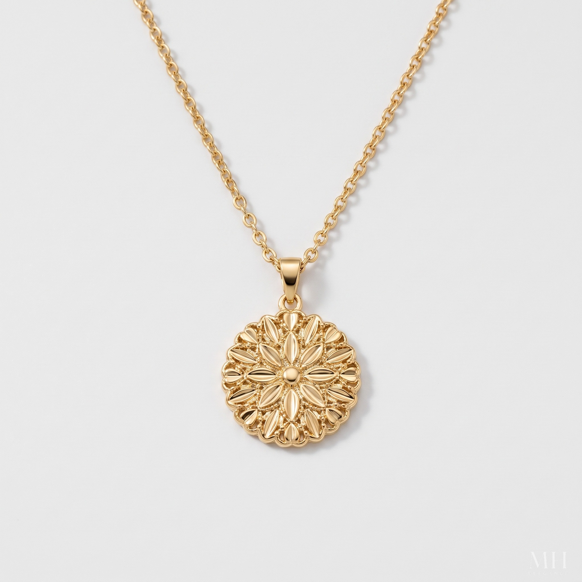 Butterfly Heart Necklace | 14K Gold Plated Pendant Necklace for Women