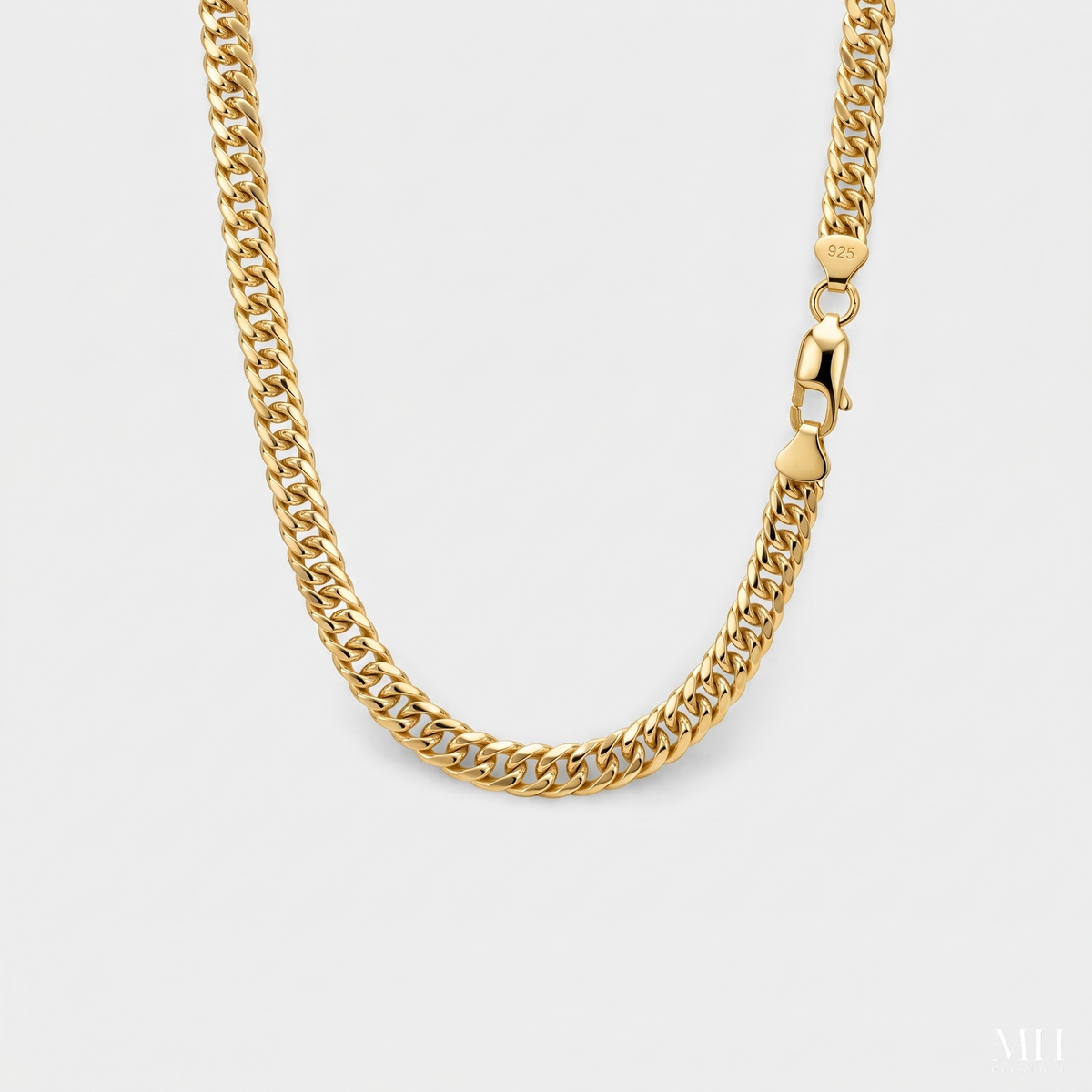 Sterling Silver Flat Snake Chain Necklace for Men | 925 Silver Chain 16-24 Inch