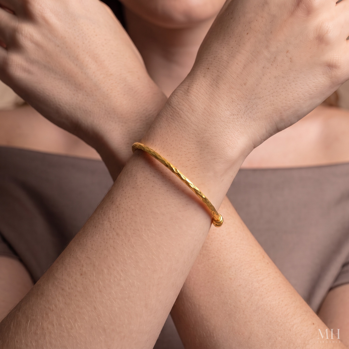 Bracelet manchette unisexe