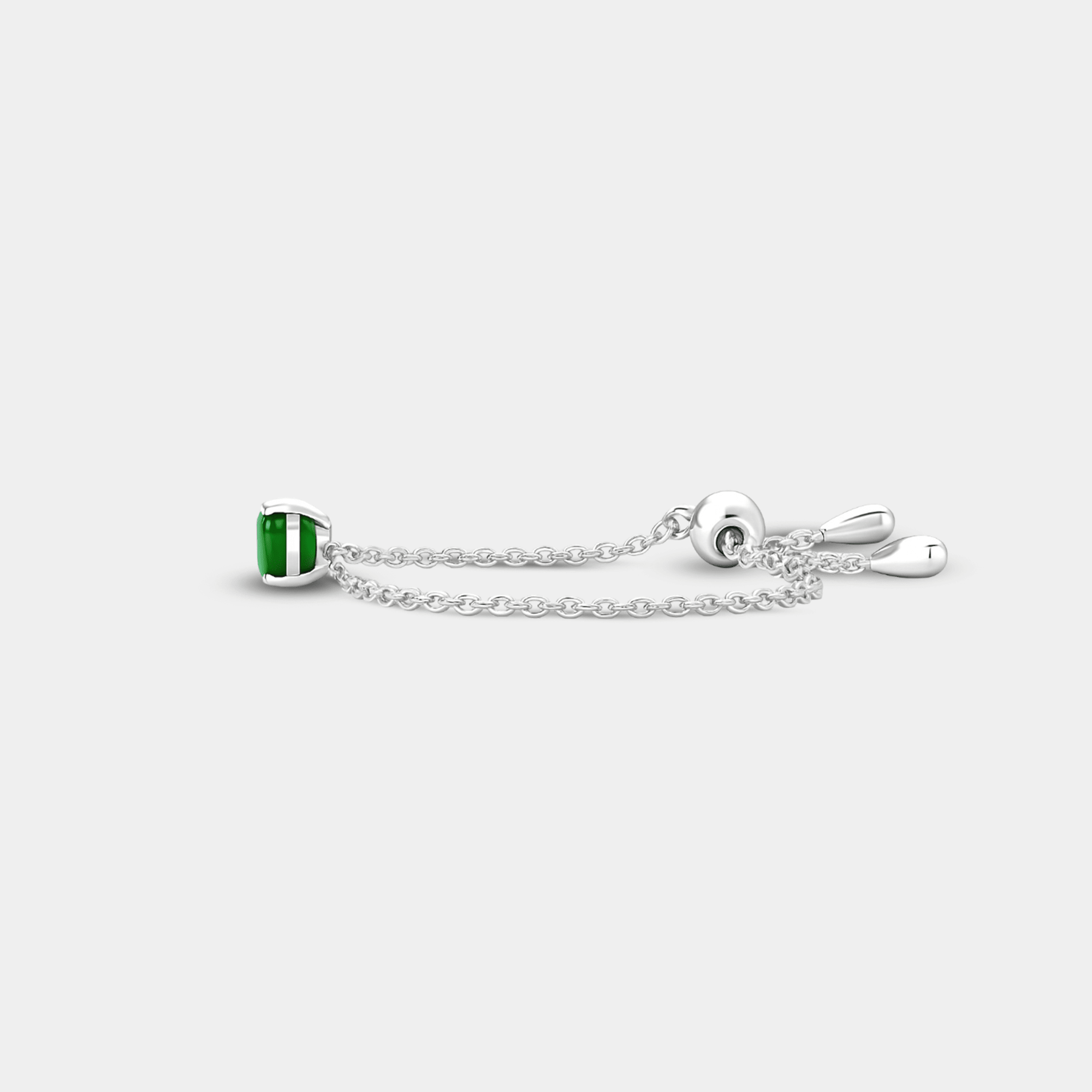 Aria Nano Emerald Bolo Bracelet - MH ELEGANCE - Aria Nano Emerald Bolo Bracelet - MH ELEGANCE -