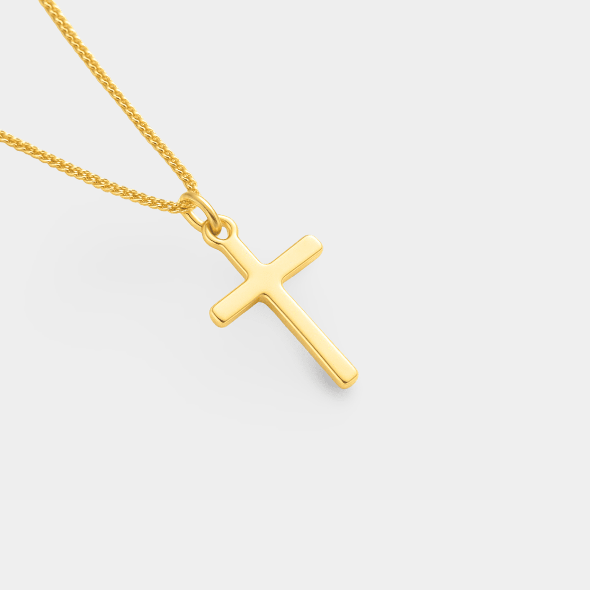 Aureline Cross Box Chain Pendant | 14K Gold-Plated | Symbol of Faith – MH ELEGANCE - MH ELEGANCE - Aureline Cross Box Chain Pendant | 14K Gold-Plated | Symbol of Faith – MH ELEGANCE -