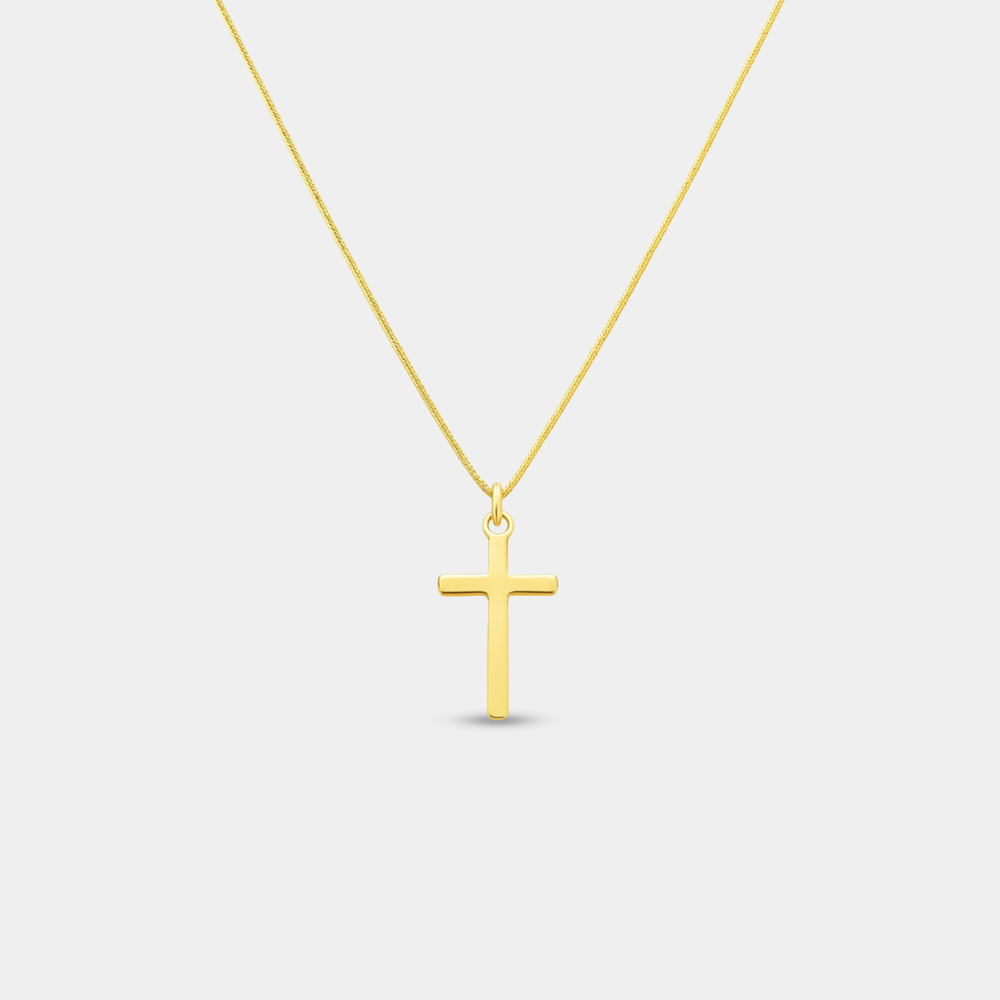 Aureline Cross Box Chain Pendant | 14K Gold-Plated | Symbol of Faith – MH ELEGANCE - MH ELEGANCE - Aureline Cross Box Chain Pendant | 14K Gold-Plated | Symbol of Faith – MH ELEGANCE -