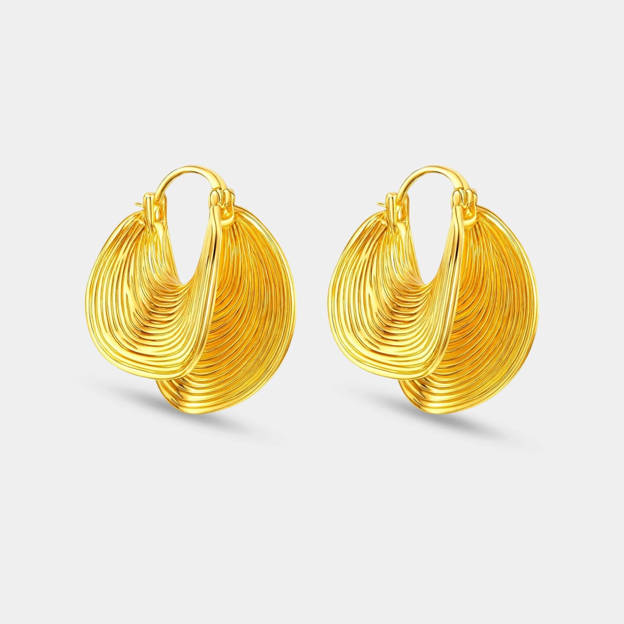 Aurora Chunky Statement Hoops - MH ELEGANCE - Aurora Chunky Statement Hoops -