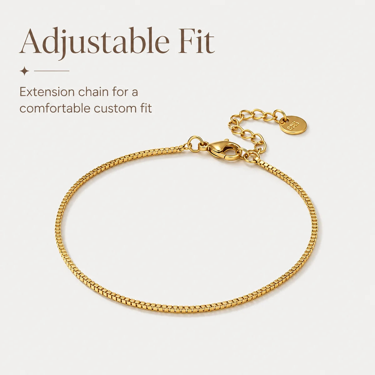 Gold Cuban Chain Bracelet | Waterproof Stainless Luxury | Everyday Layering