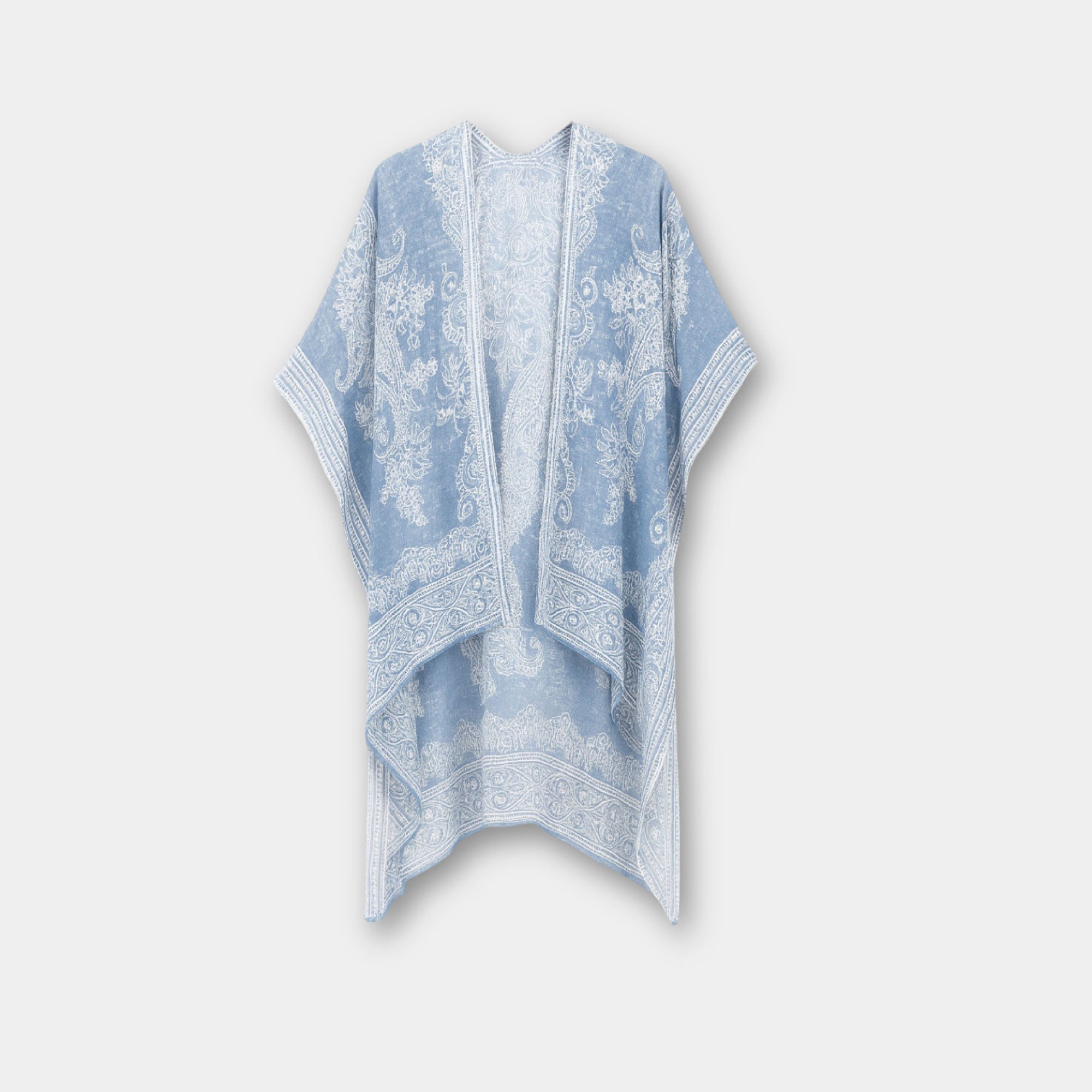 Breezy Lane Kimono Cover-Up - MH ELEGANCE - Breezy Lane Kimono Cover-Up -
