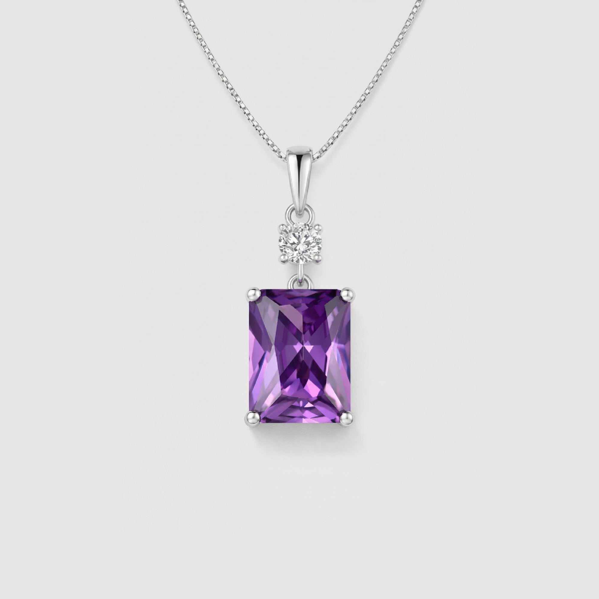 Celestial Sterling Silver Necklace - MH ELEGANCE - Celestial Sterling Silver Necklace -