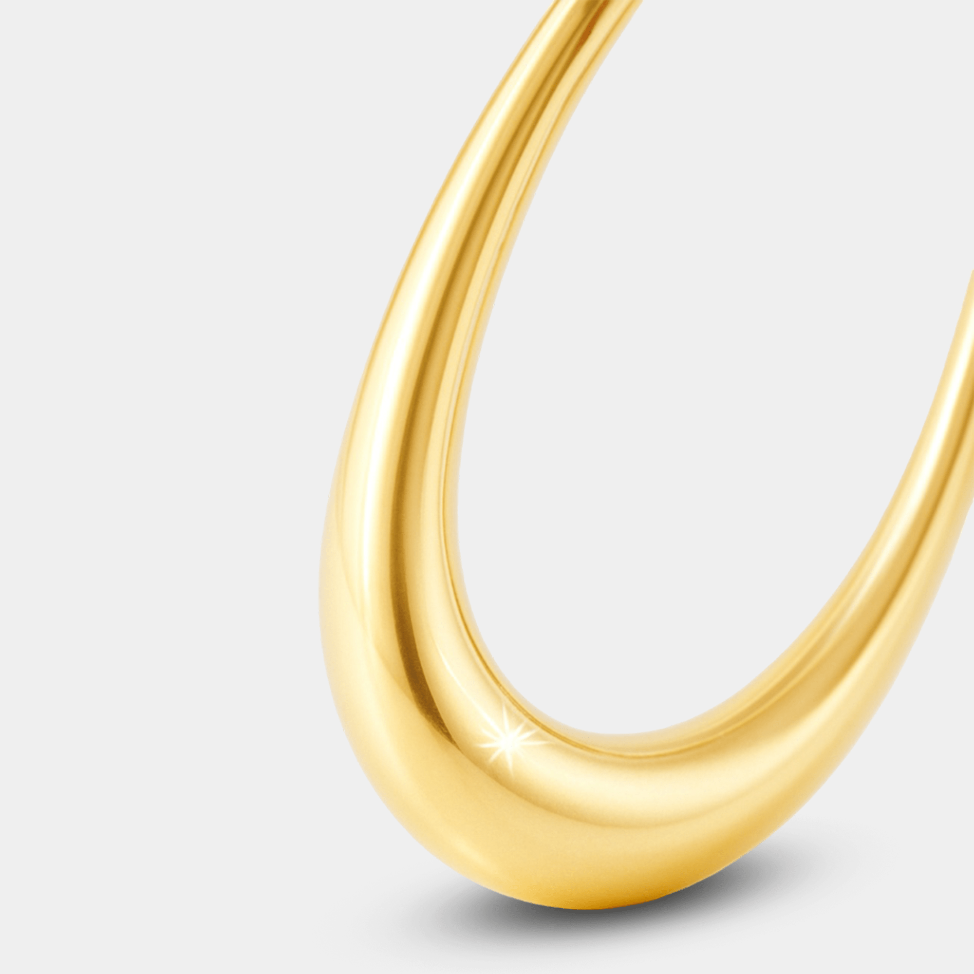 Charlize Teardrop Hoop Earrings - MH ELEGANCE - Charlize Teardrop Hoop Earrings -