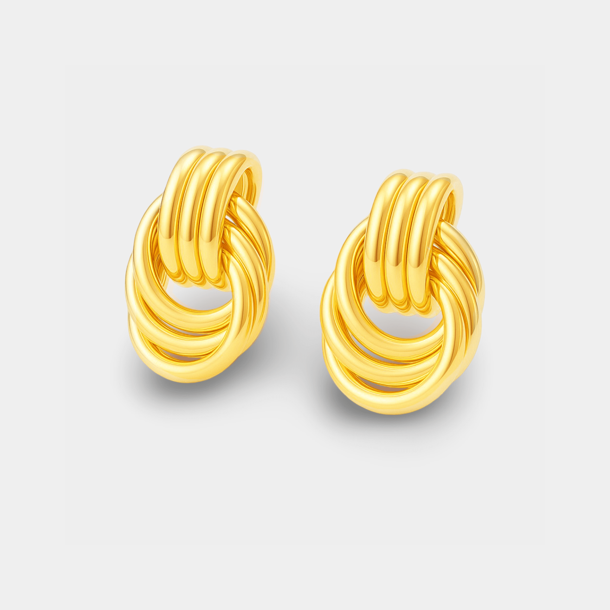 Chunky Knot Earrings - MH ELEGANCE - Chunky Knot Earrings -