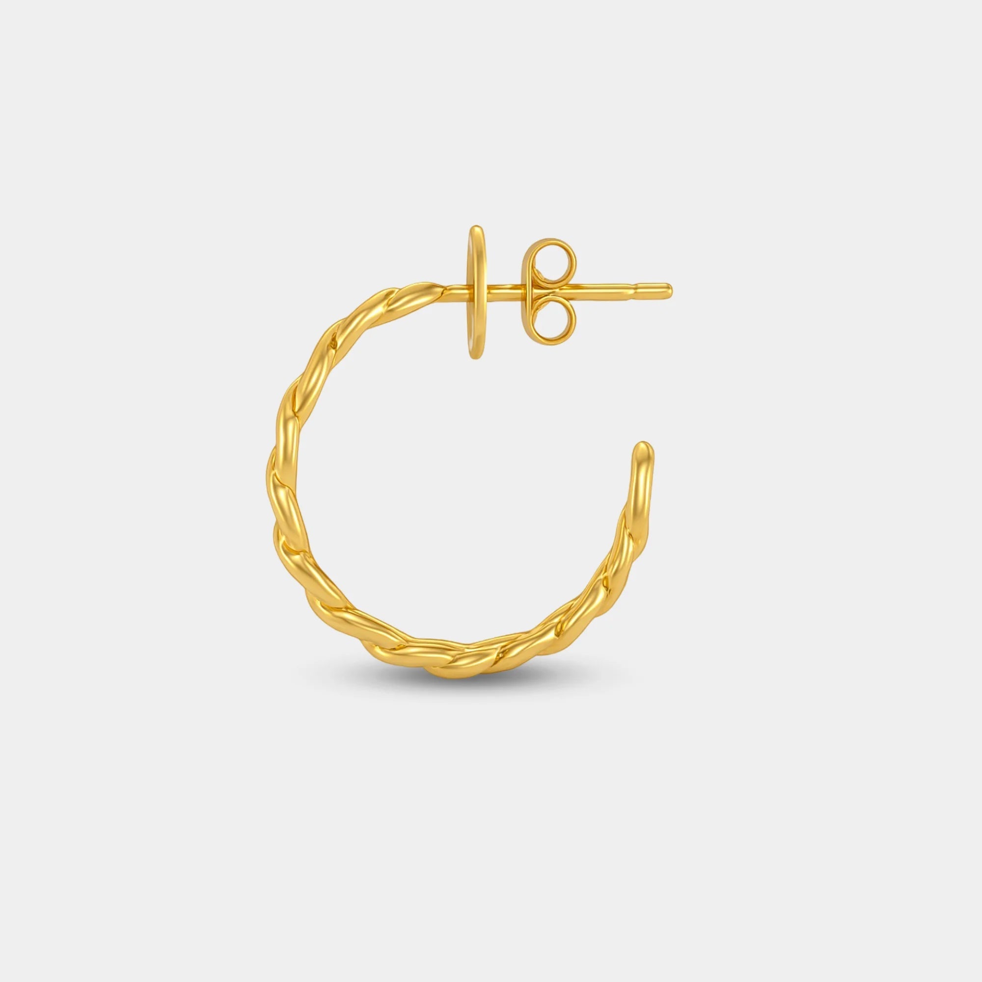 Chunky Link Statement Hoops - MH ELEGANCE - Chunky Link Statement Hoops -