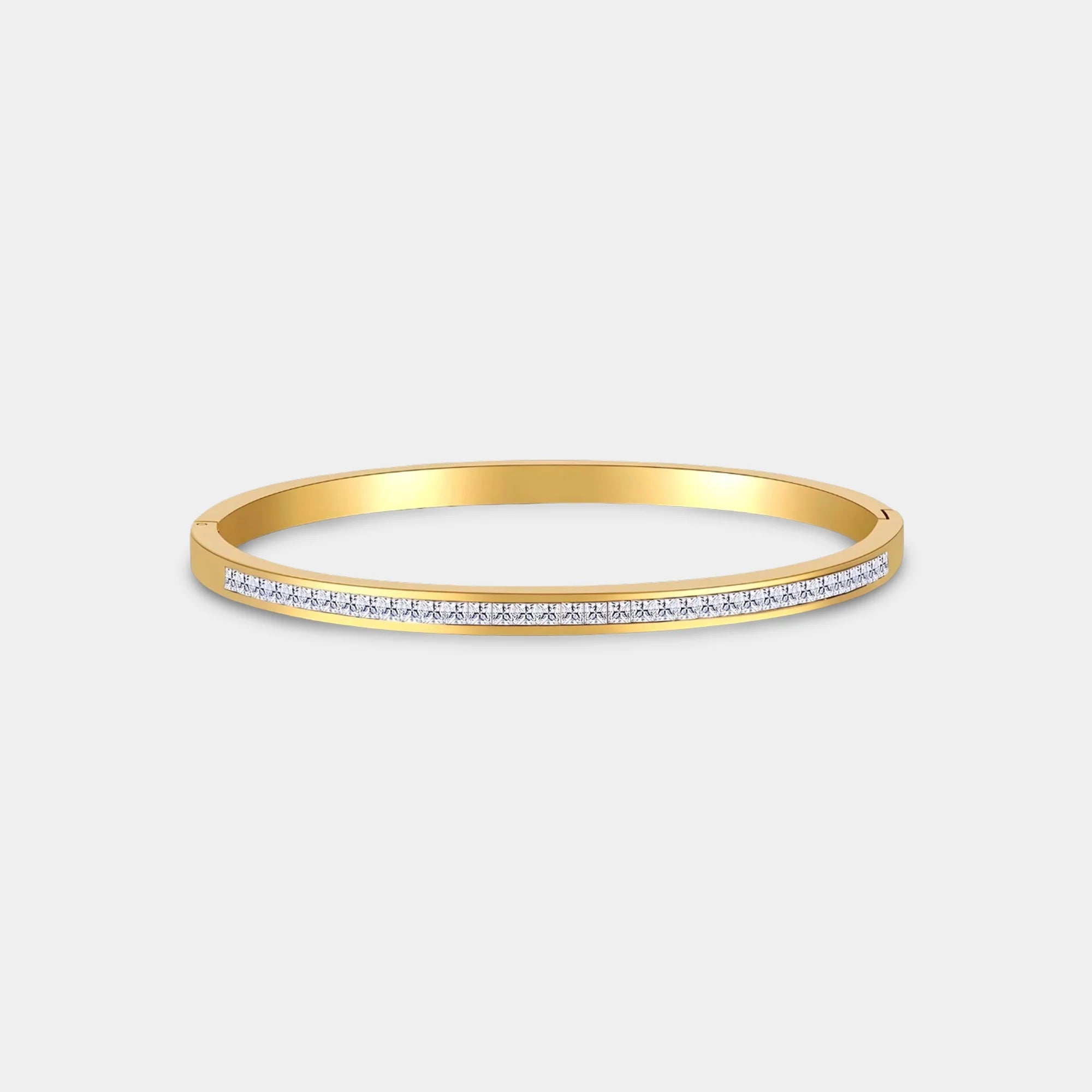 Classic Slim White CZ Bracelet - MH ELEGANCE - Classic Slim White CZ Bracelet -