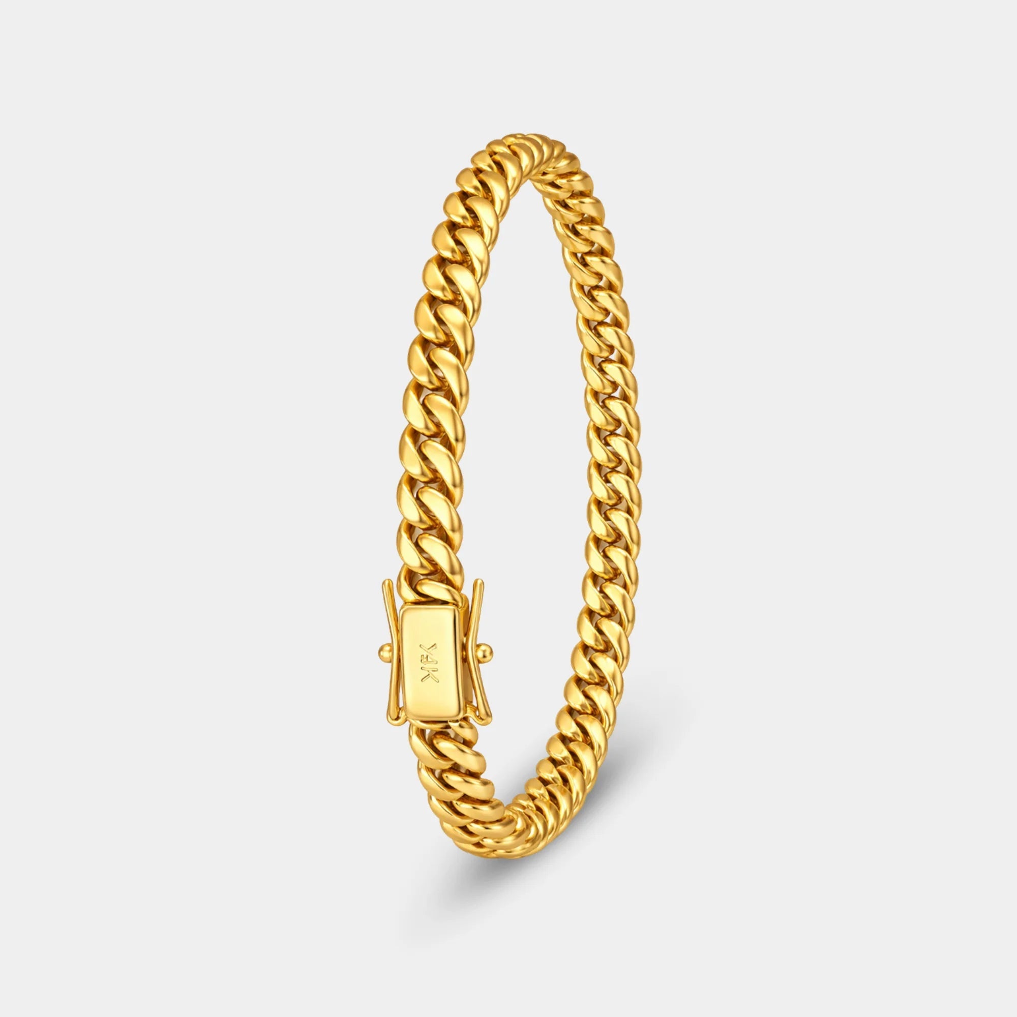 Cuban Link Chain Bracelet | Gold Plated Men's Luxury Jewelry | Premium Style - MH ELEGANCE - Cuban Link Chain Bracelet | Gold Plated Men's Luxury Jewelry | Premium Style -