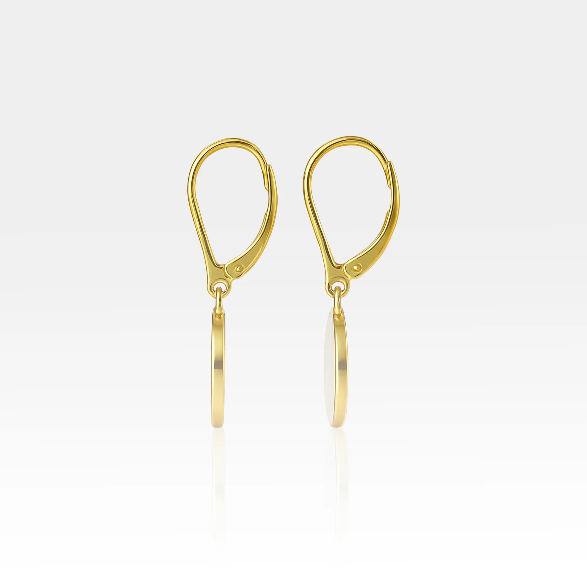 Disc Dangle Earrings - MH ELEGANCE - Disc Dangle Earrings -