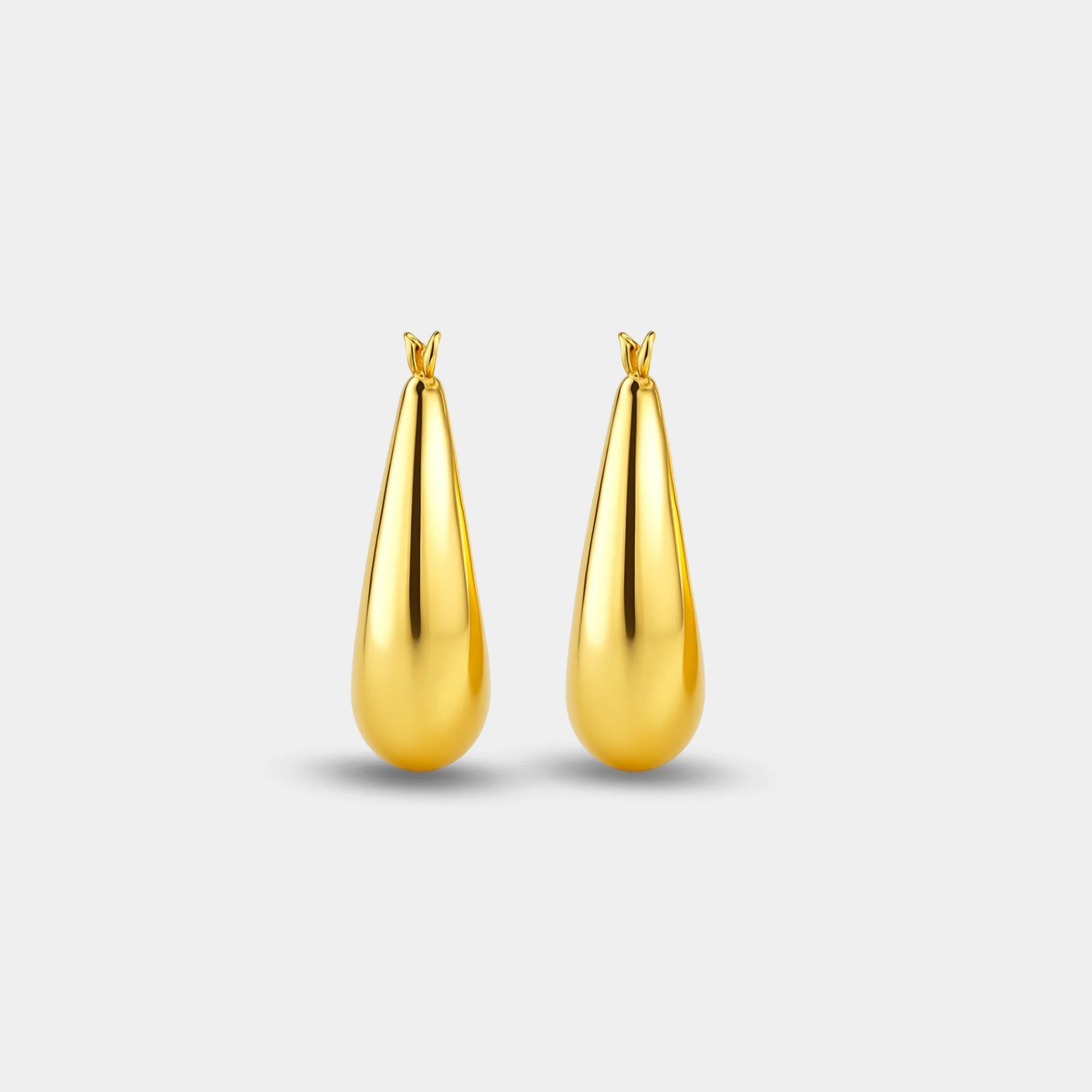 Glossy Huggie Hoops - MH ELEGANCE - Glossy Huggie Hoops -
