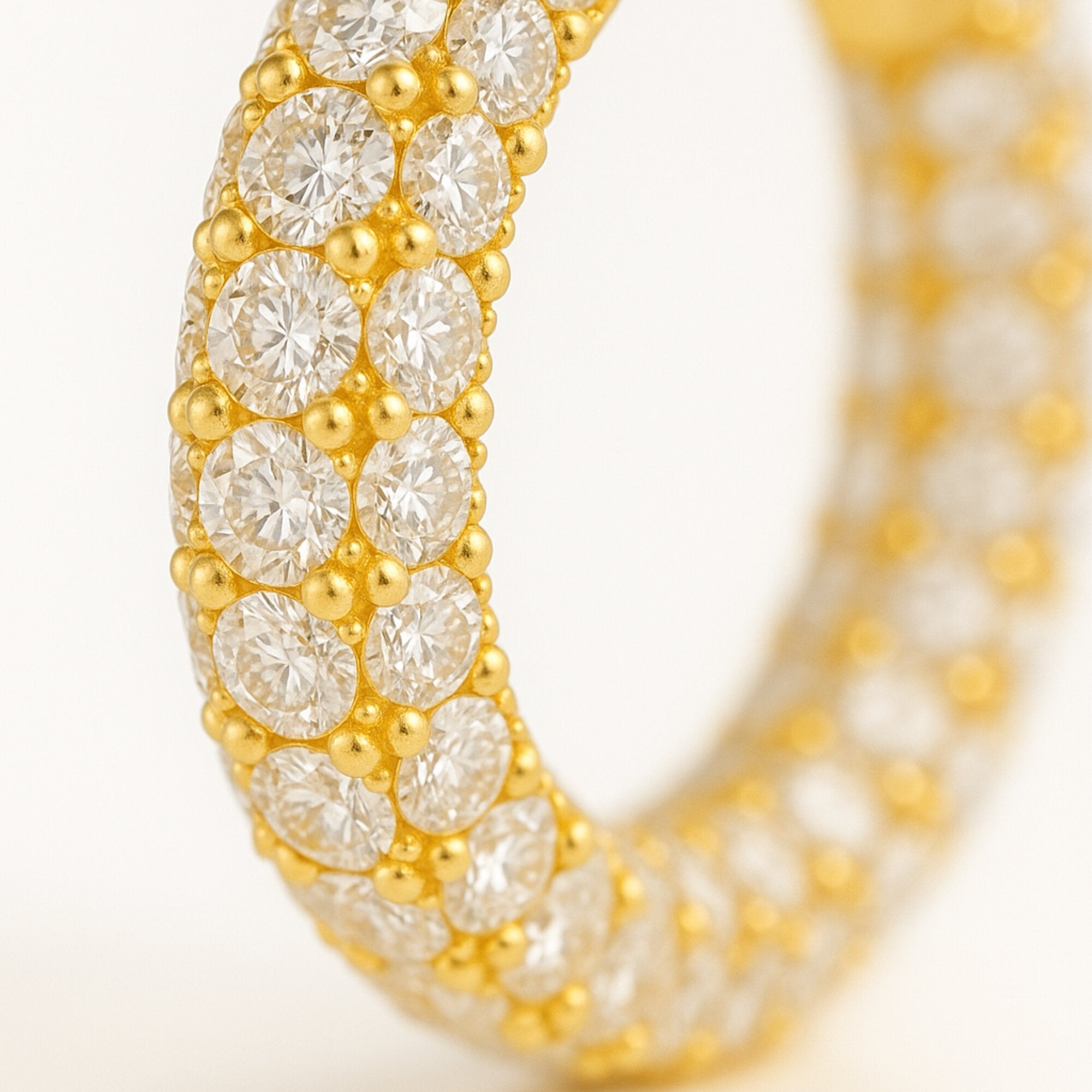 Gold Donut Hoop Earrings | 14K Gold Plated | Statement Tube Hoops – MH ELEGANCE - MH ELEGANCE - Huggie Hoop Earrings - MH ELEGANCE - Earrings
