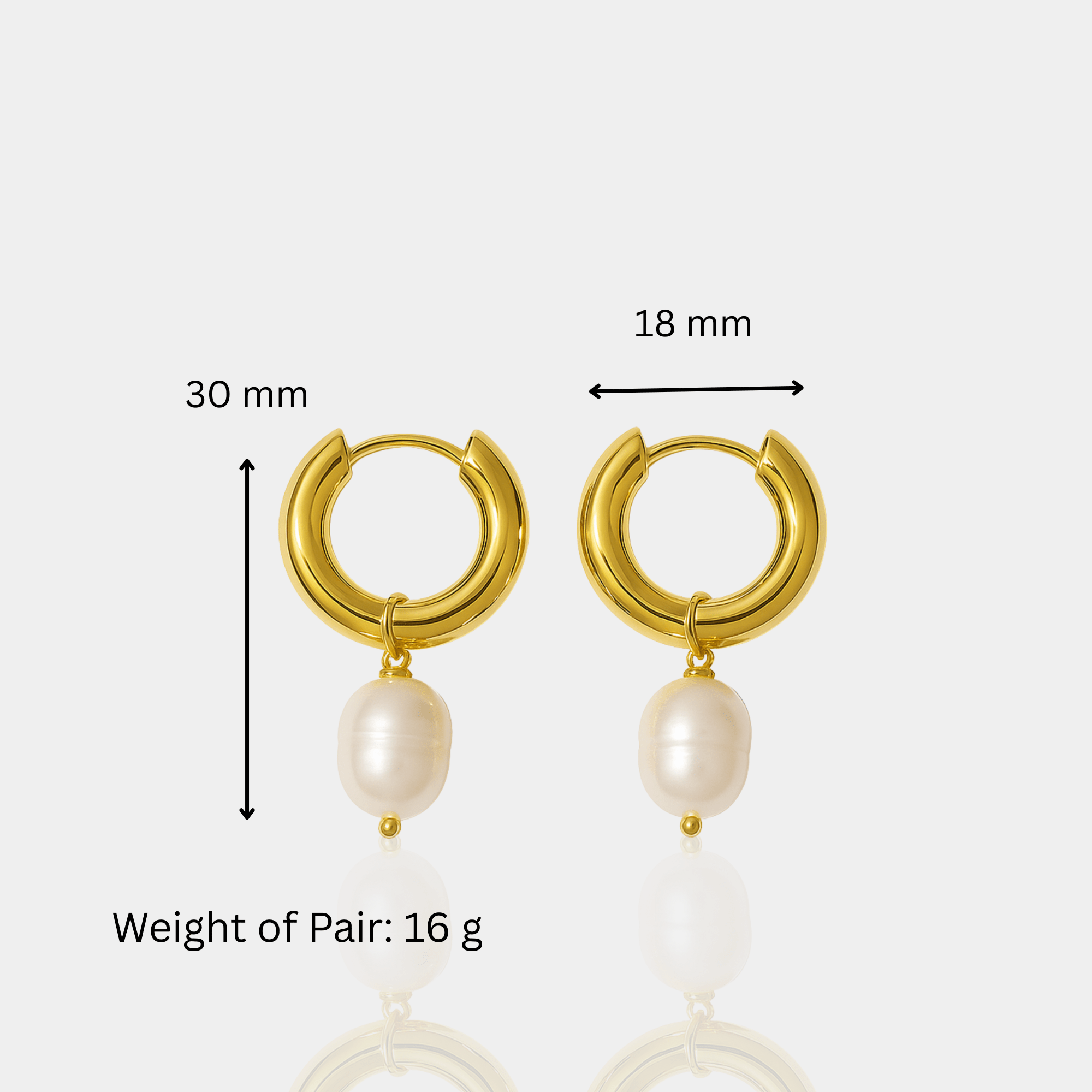 Gold Pearl Halo Hoop Earrings | Pearl & Diamond Halo | 14K Gold – MH ELEGANCE - MH ELEGANCE - Gold & Pearl Halo Hoops - MH ELEGANCE -