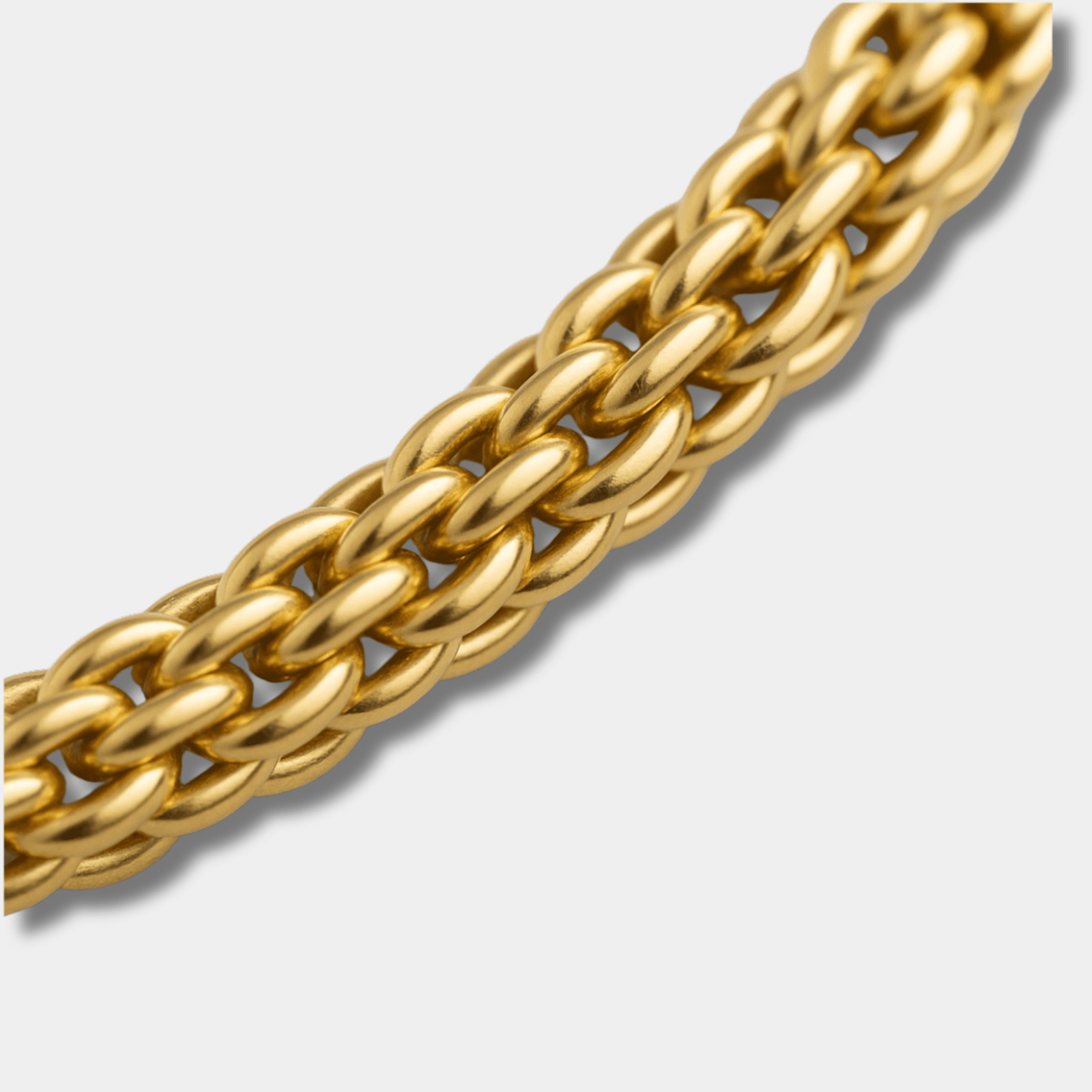 Gold Wheat Chain Necklace | 14K Gold | Classic Italian Chain Design – MH ELEGANCE - MH ELEGANCE - Gold Wheat Chain - MH ELEGANCE - Necklace