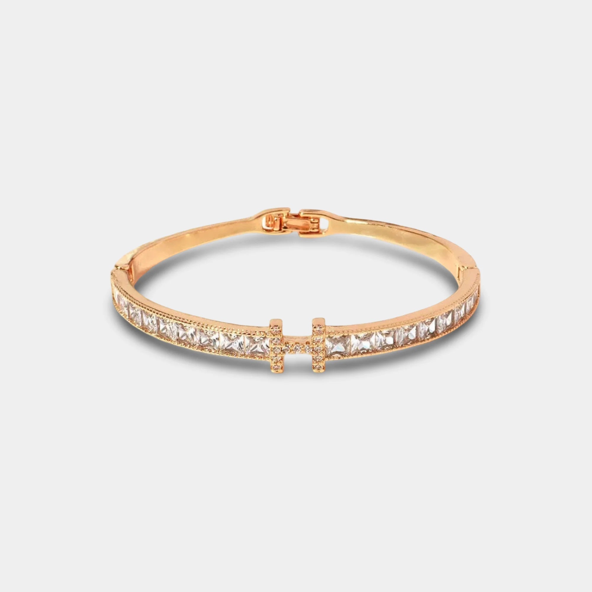 “H” Dainty Gold Bracelet - MH ELEGANCE - “H” Dainty Gold Bracelet -