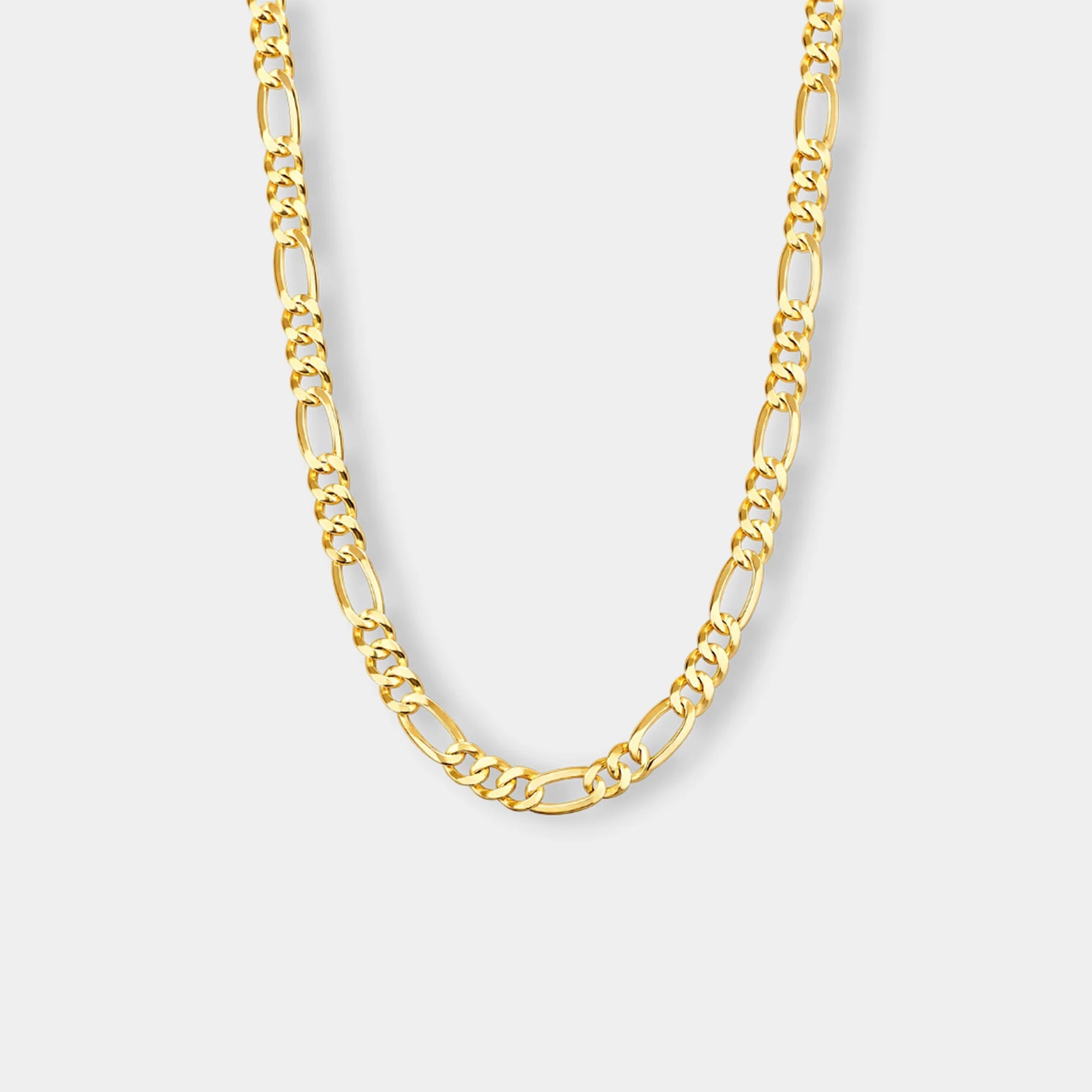 Italian Figaro Chain Necklace | Premium 925 Sterling Silver | Timeless Craftsmanship – MH ELEGANCE - MH ELEGANCE - Italian Figaro Chain Necklace | Premium 925 Sterling Silver | Timeless Craftsmanship – MH ELEGANCE -
