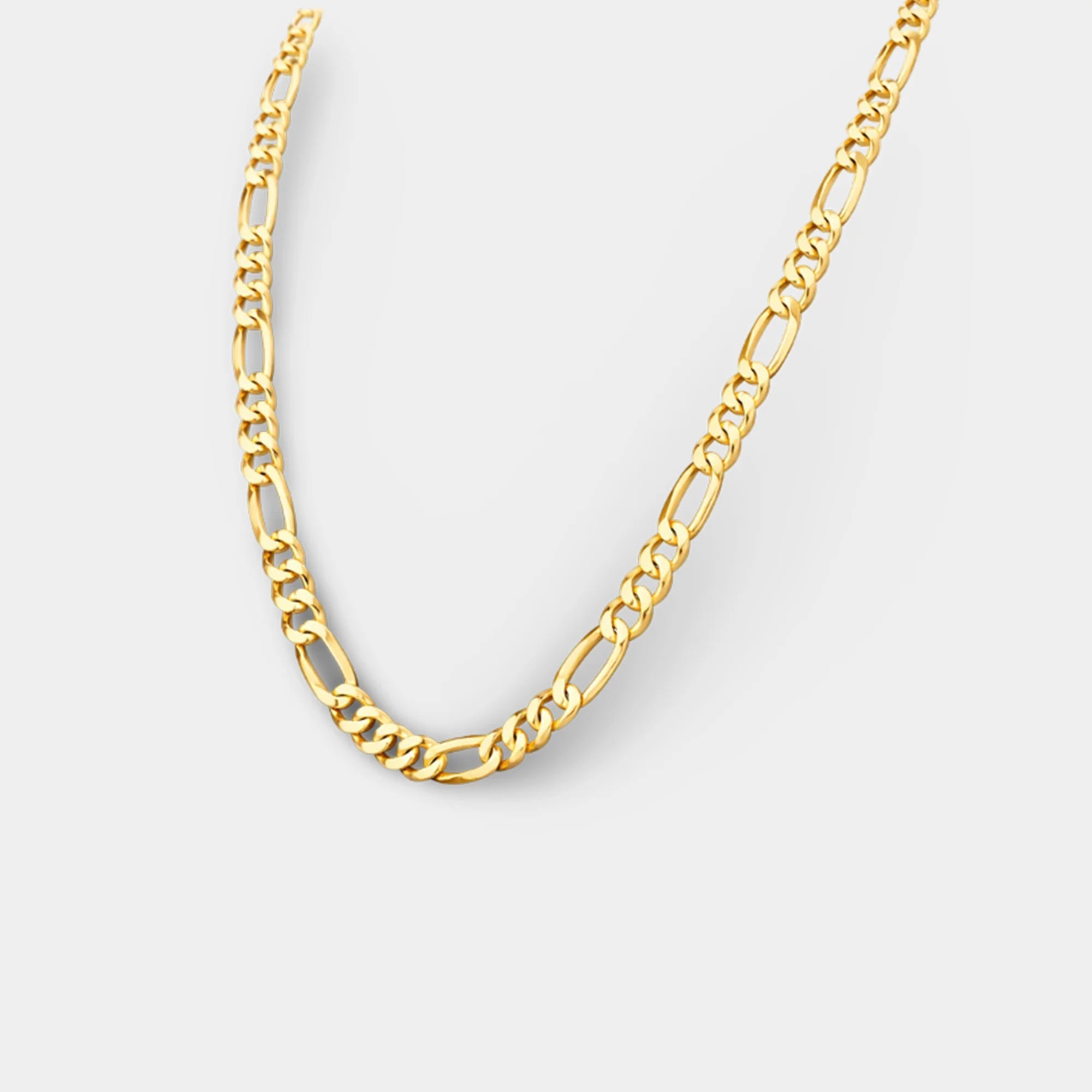 Italian Figaro Chain Necklace | Premium 925 Sterling Silver | Timeless Craftsmanship – MH ELEGANCE - MH ELEGANCE - Italian Figaro Chain Necklace | Premium 925 Sterling Silver | Timeless Craftsmanship – MH ELEGANCE -