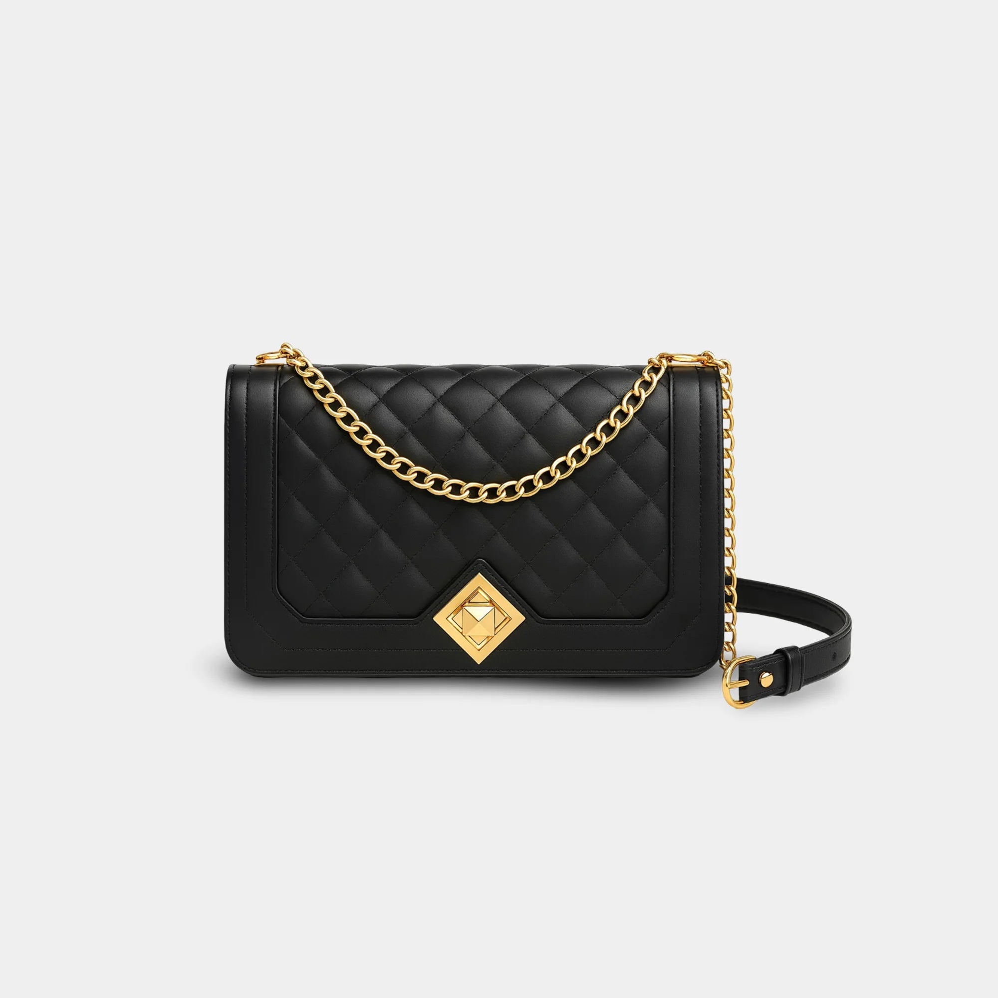 Marilyn Black Crossbody Bag | Sleek Minimalist Design | Soft Vegan Leather – MH ELEGANCE - MH ELEGANCE - Marilyn Black Crossbody Bag | Sleek Minimalist Design | Soft Vegan Leather – MH ELEGANCE -