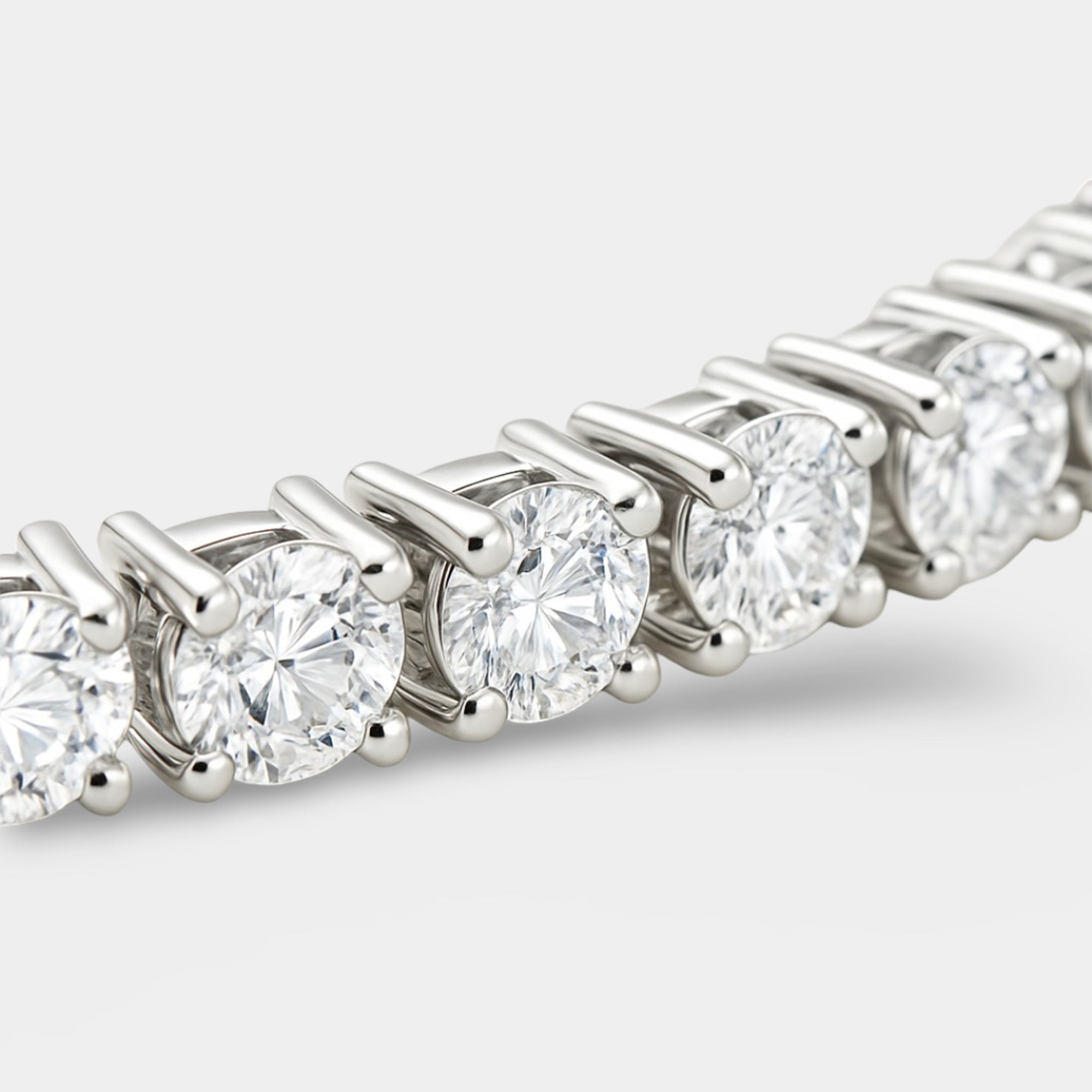 Moissanite Adjustable Tennis Bracelet - MH ELEGANCE - Moissanite Adjustable Tennis Bracelet - MH ELEGANCE -