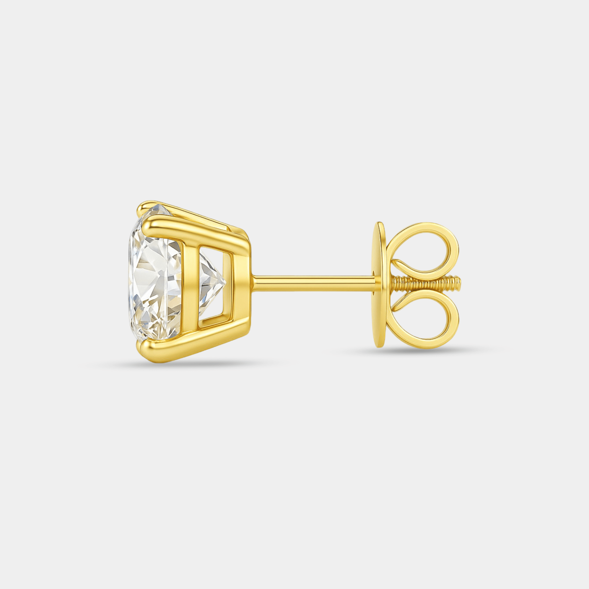 Moissanite Stud Earrings - MH ELEGANCE - Moissanite Stud Earrings -