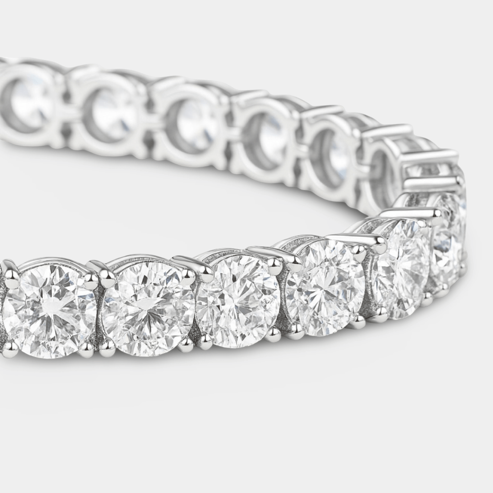 Moissanite Tennis Bracelet | 4MM | 14K Gold | Forever Brilliant Sparkle - MH ELEGANCE - Moissanite Tennis Bracelet - MH ELEGANCE - bracelet