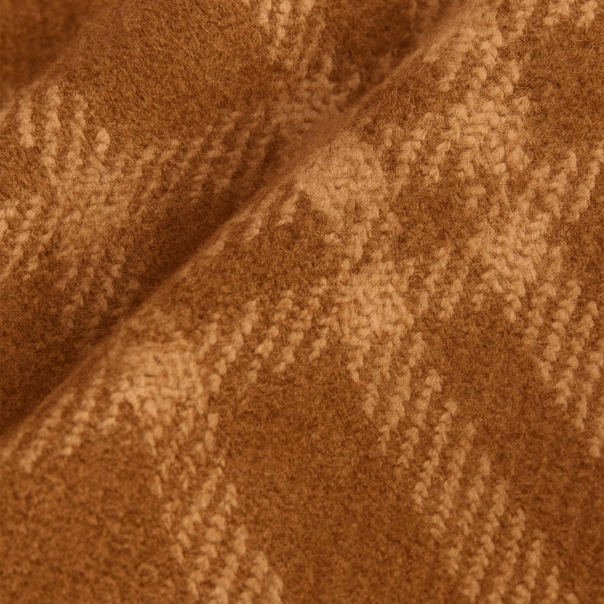 Reversible Brown Plaid Scarf - MH ELEGANCE - Reversible Brown Plaid Scarf -
