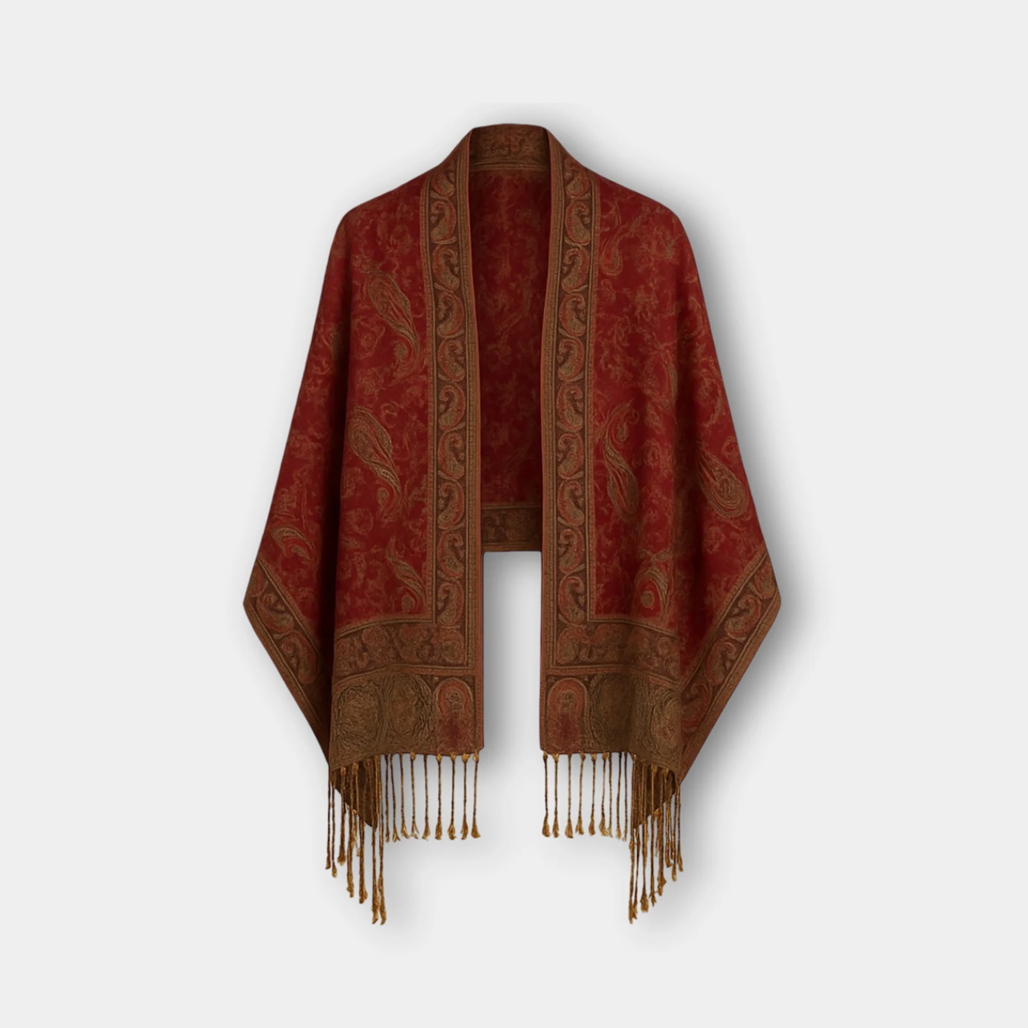 Reversible Paisley Pashmina Scarf | Dual-Design | Maximum Value - MH ELEGANCE - Reversible Paisley Pashmina Scarf | Dual-Design | Maximum Value -