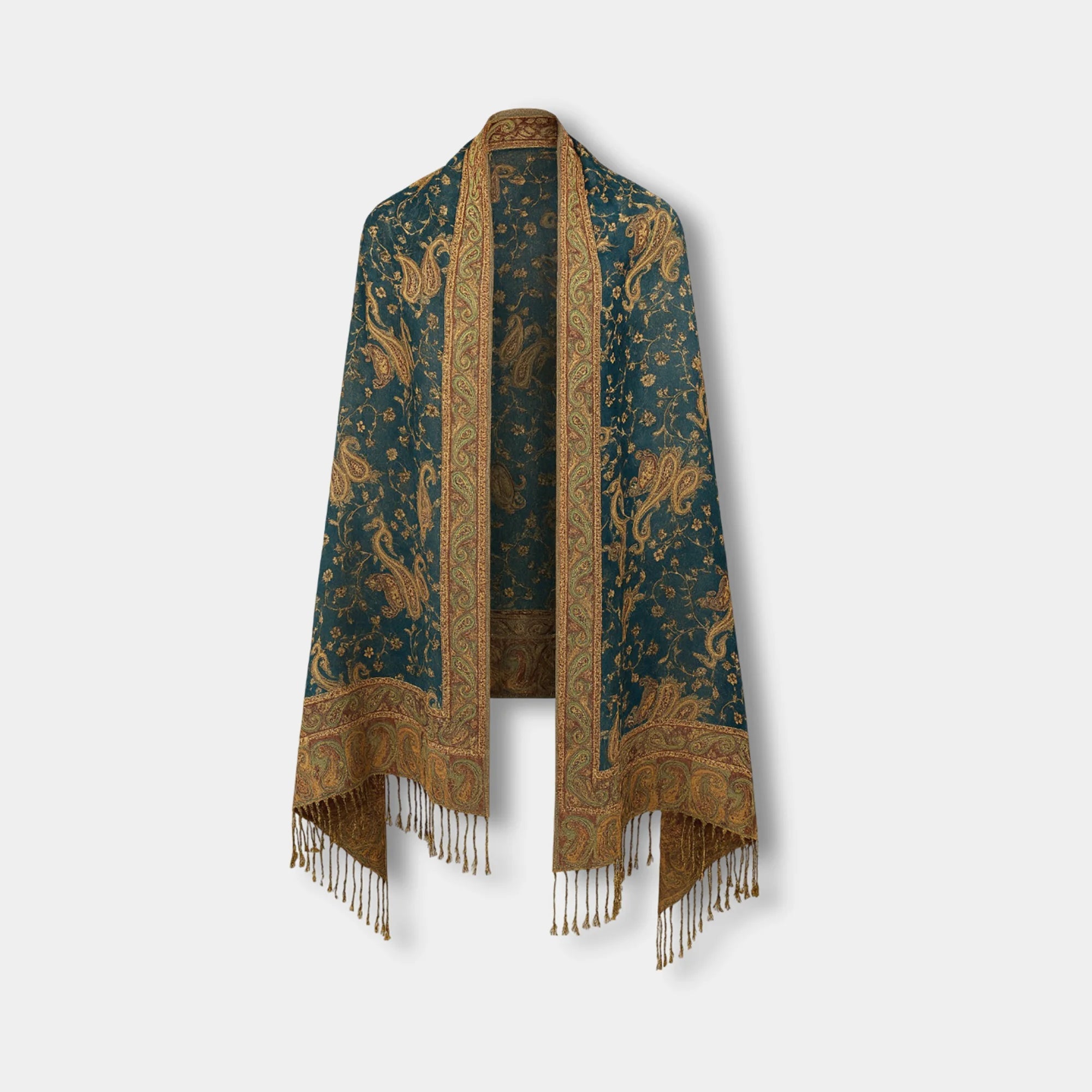 Reversible Paisley Pashmina Scarf | Dual-Design | Maximum Value - MH ELEGANCE - Reversible Paisley Pashmina Scarf | Dual-Design | Maximum Value -