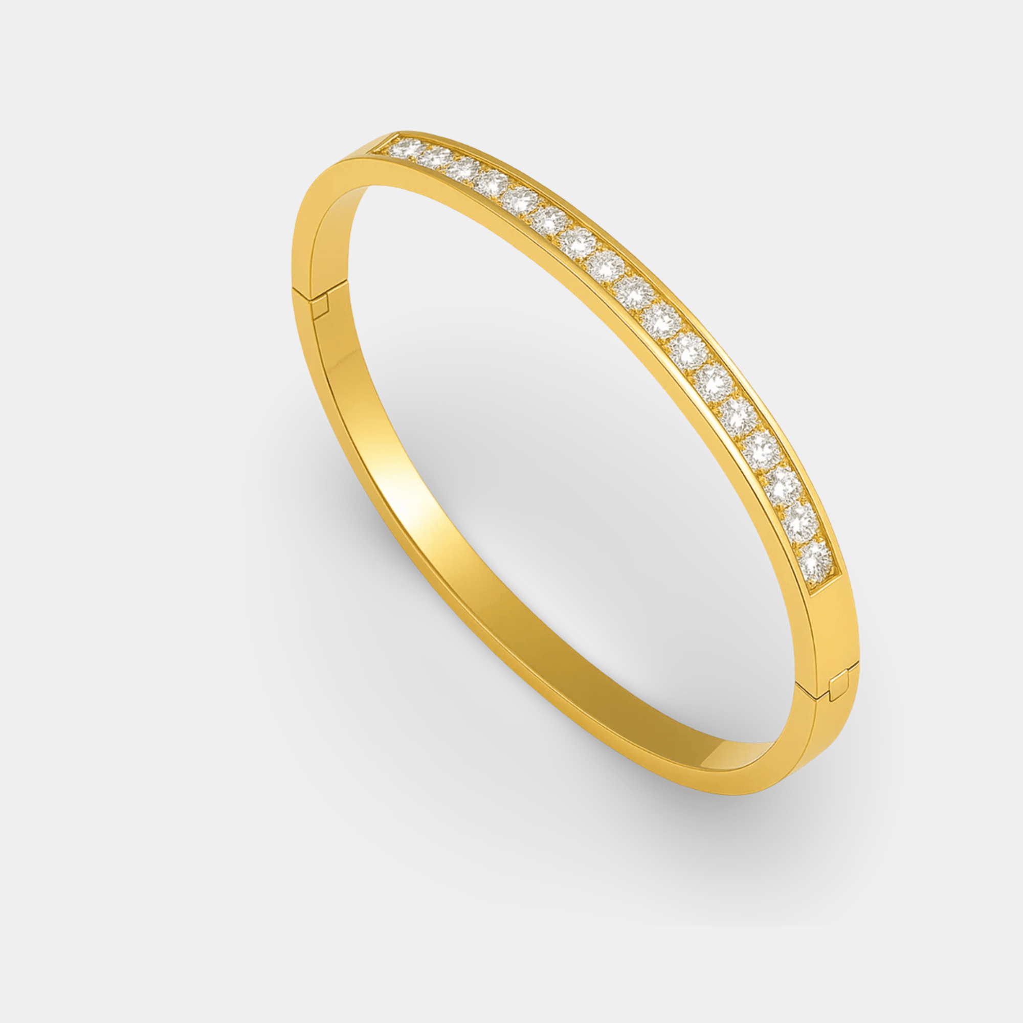 Serenité Gold Bracelet | Elegant Gold Band Bracelet | 14K Gold – MH ELEGANCE - MH ELEGANCE - Serenité Gold Bracelet - MH ELEGANCE -