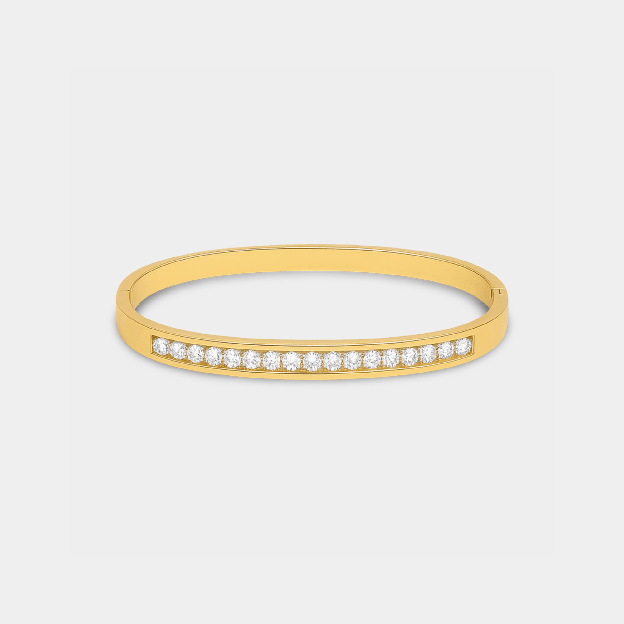 Serenité Gold Bracelet | Elegant Gold Band Bracelet | 14K Gold – MH ELEGANCE - MH ELEGANCE - Serenité Gold Bracelet - MH ELEGANCE -