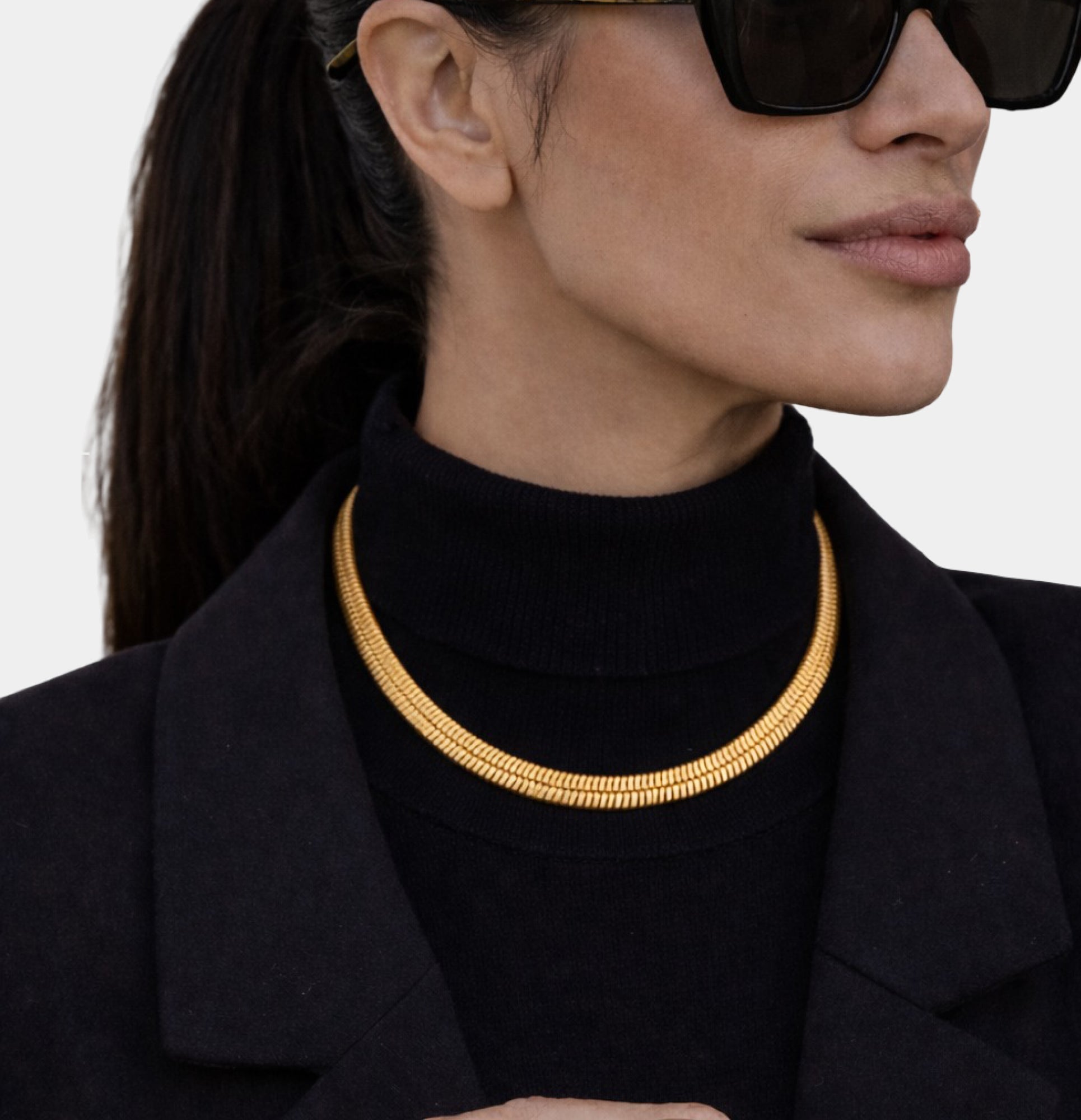 Sterling Silver Flat Snake Milano Prestige Chain - MH ELEGANCE - Sterling Silver Flat Snake Milano Prestige Chain - Necklace