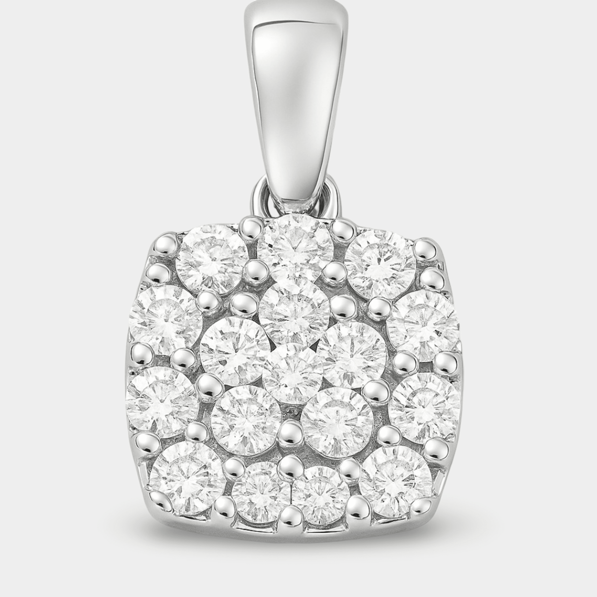 Vera Lab Diamond Pendant Necklace - MH ELEGANCE - Vera Lab Diamond Pendant Necklace - MH ELEGANCE -